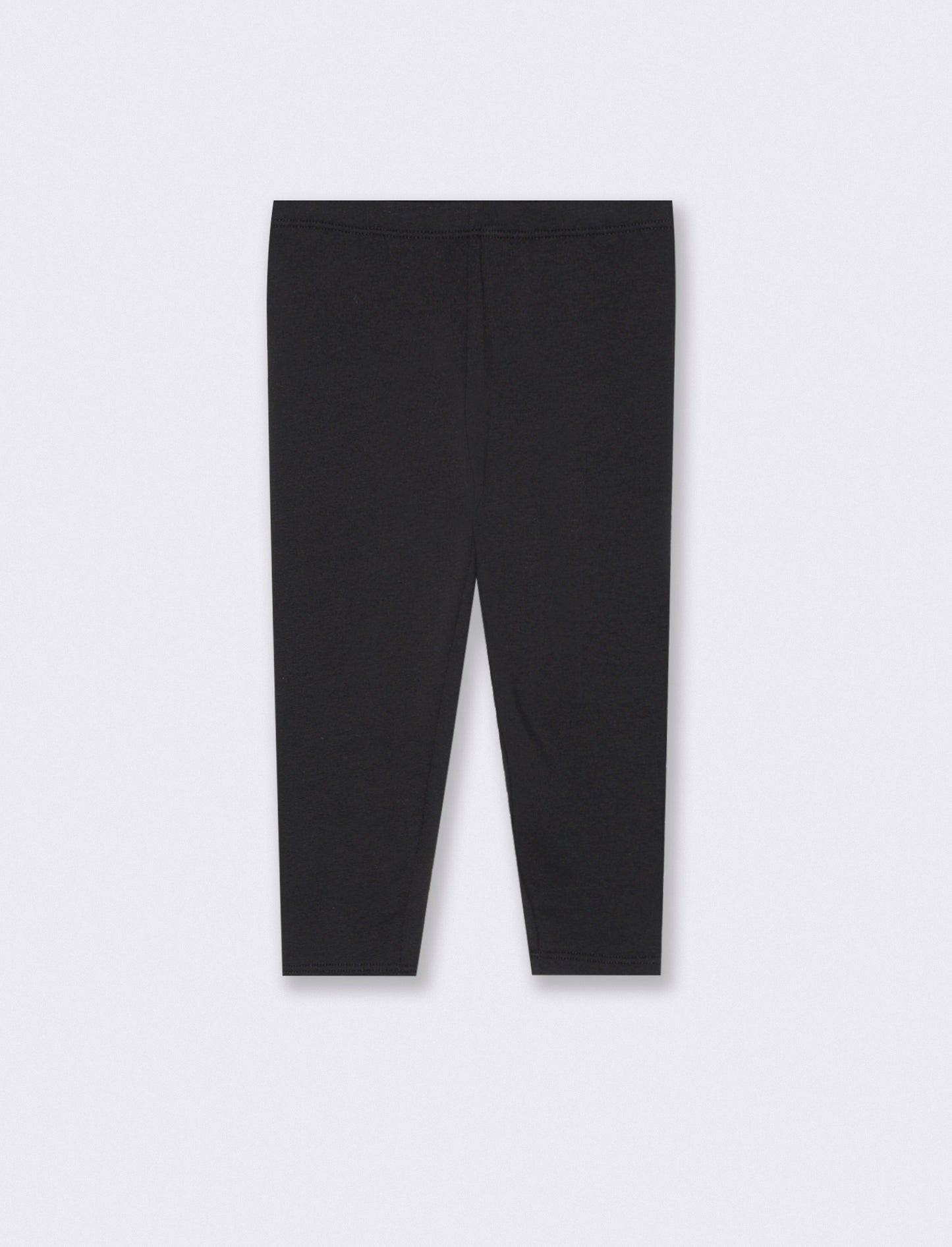 Leggings basici tinta unita versatili - Nero