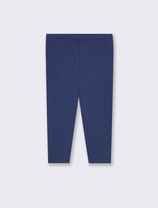 Versatile solid color basic leggings - Blue