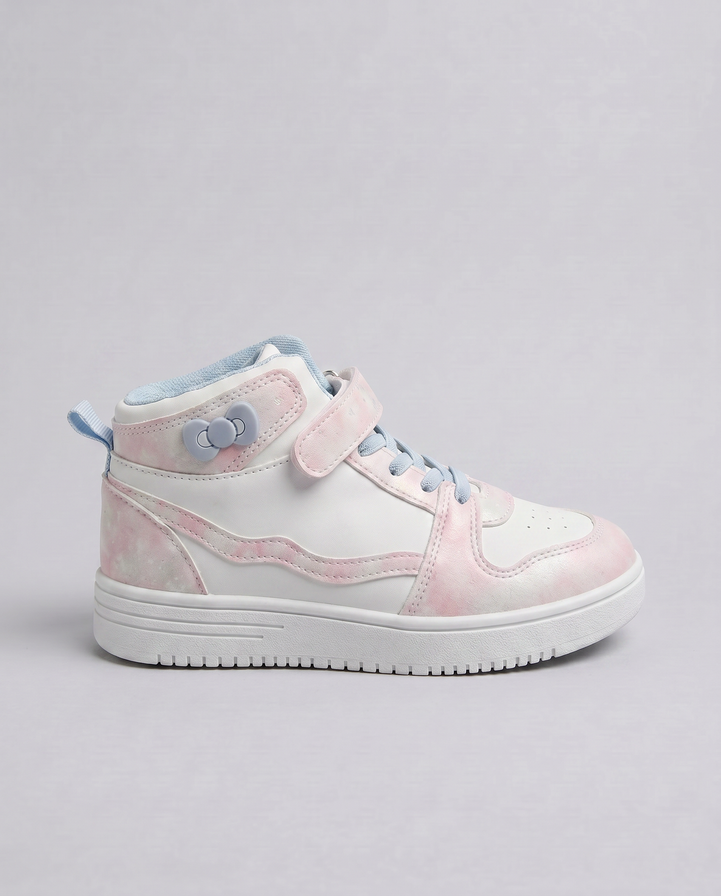 Sneakers bianche a collo alto per bambina - Bianco