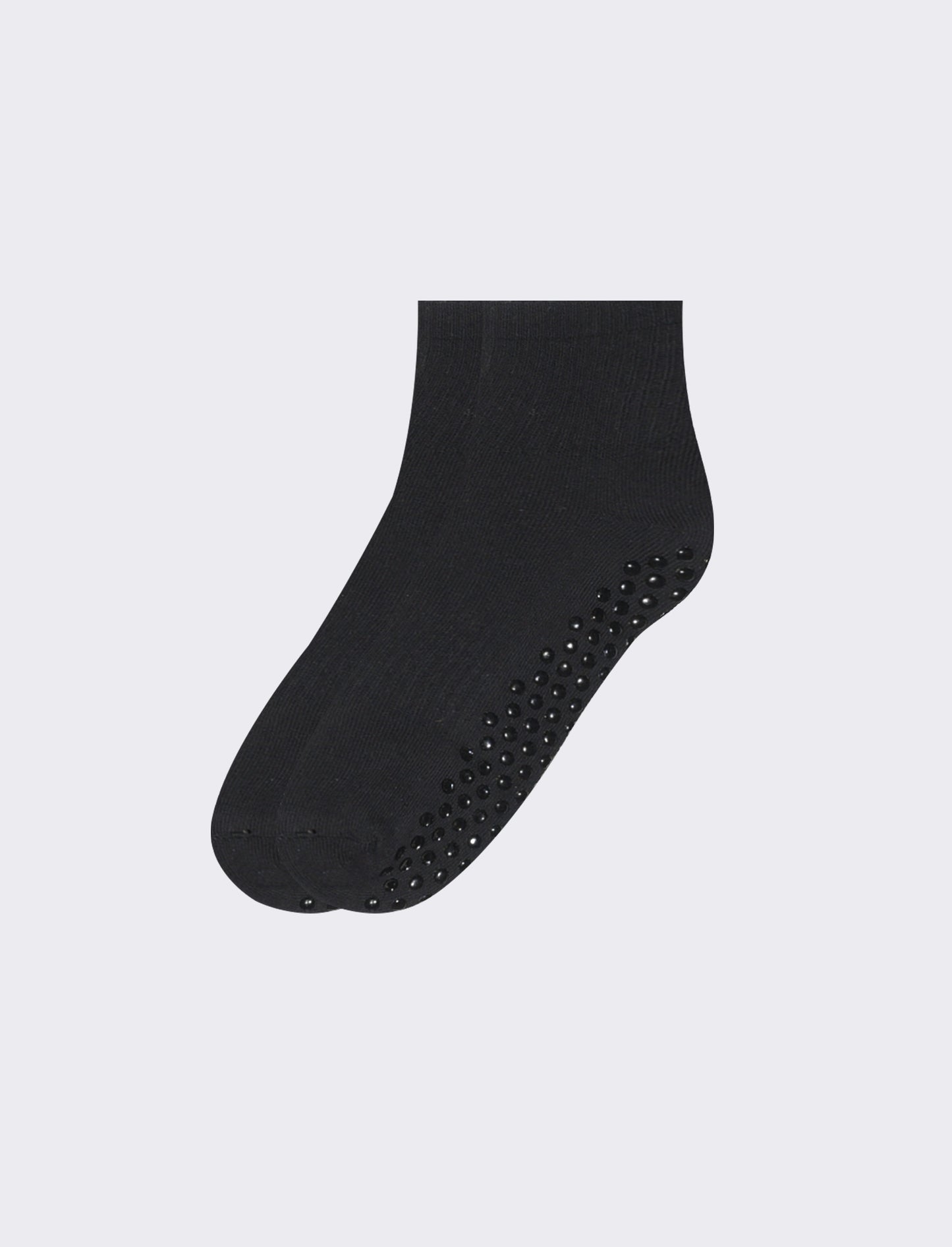 Men's Non-Slip Fitness Socks 1 Pair - Black