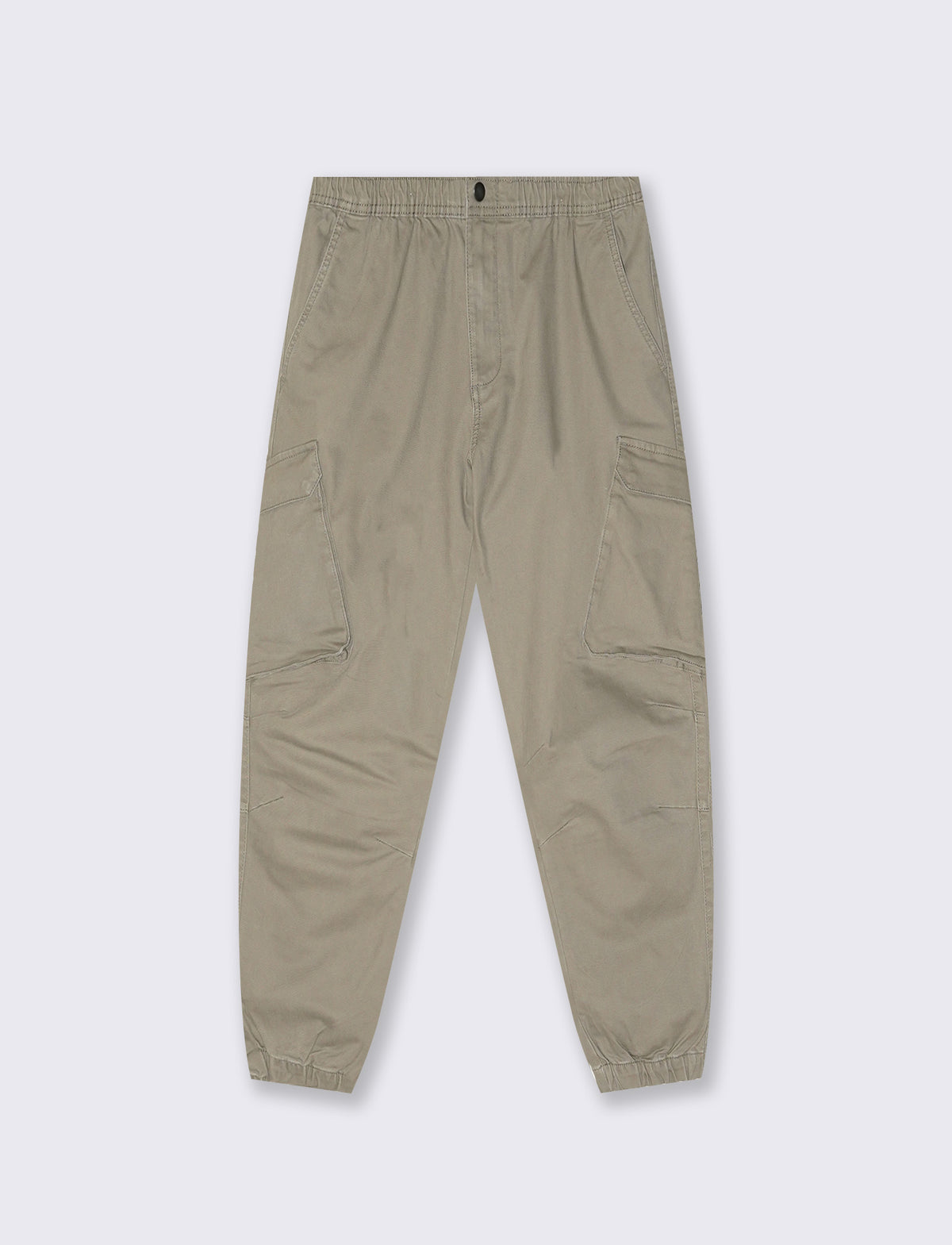 Pantaloni Cargo Fit con Vita Regolabile - Verde kaki
