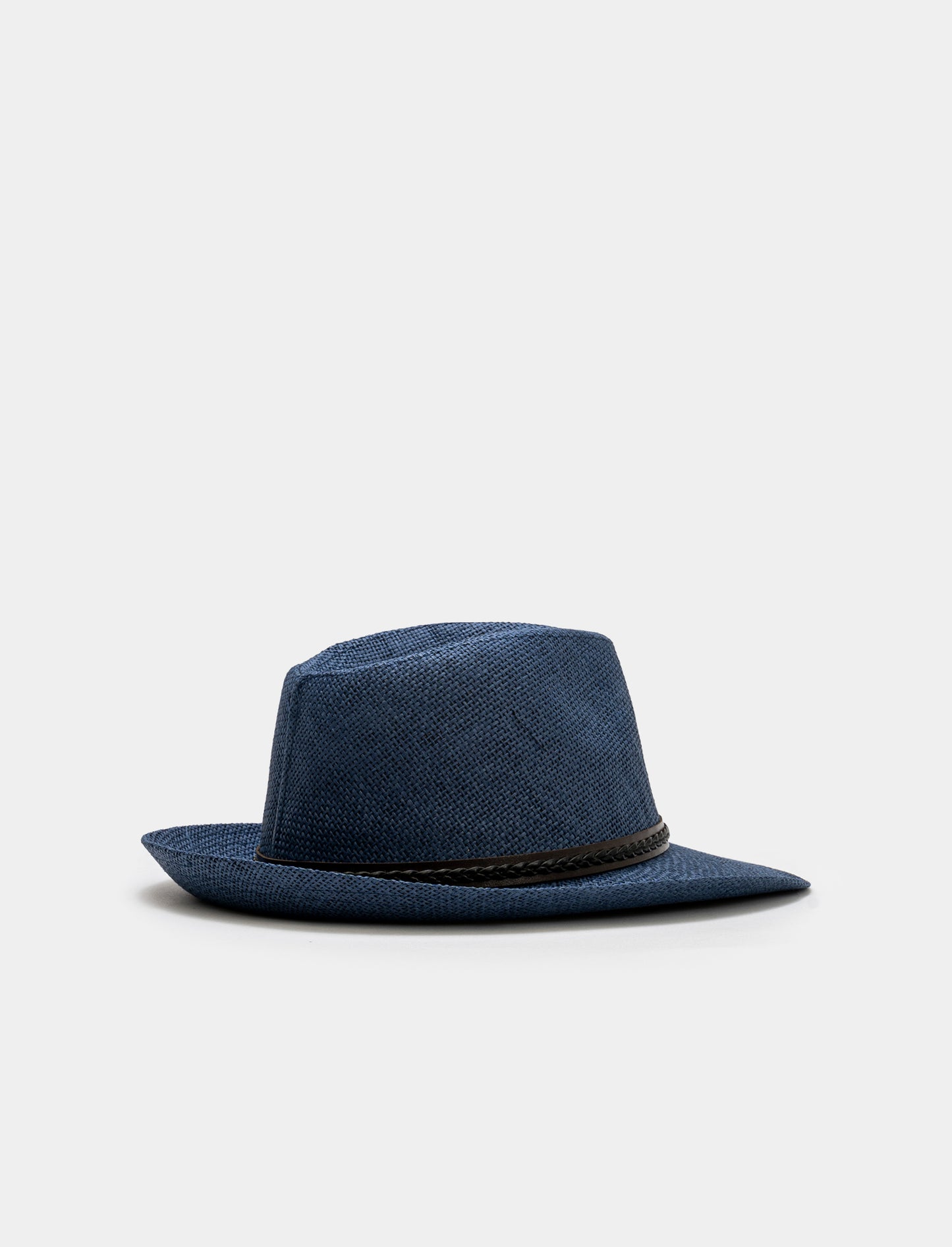 Cappello uomo falda larga - Blu