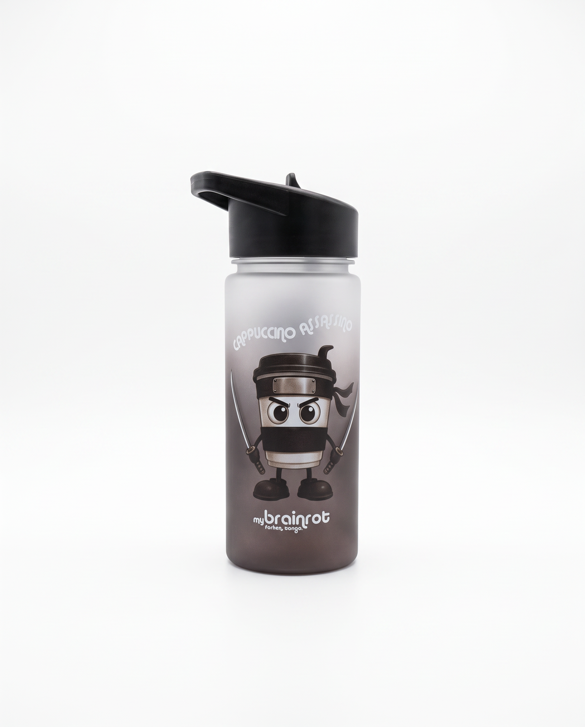 Borraccia 450ml Matt per Bambini - Nero