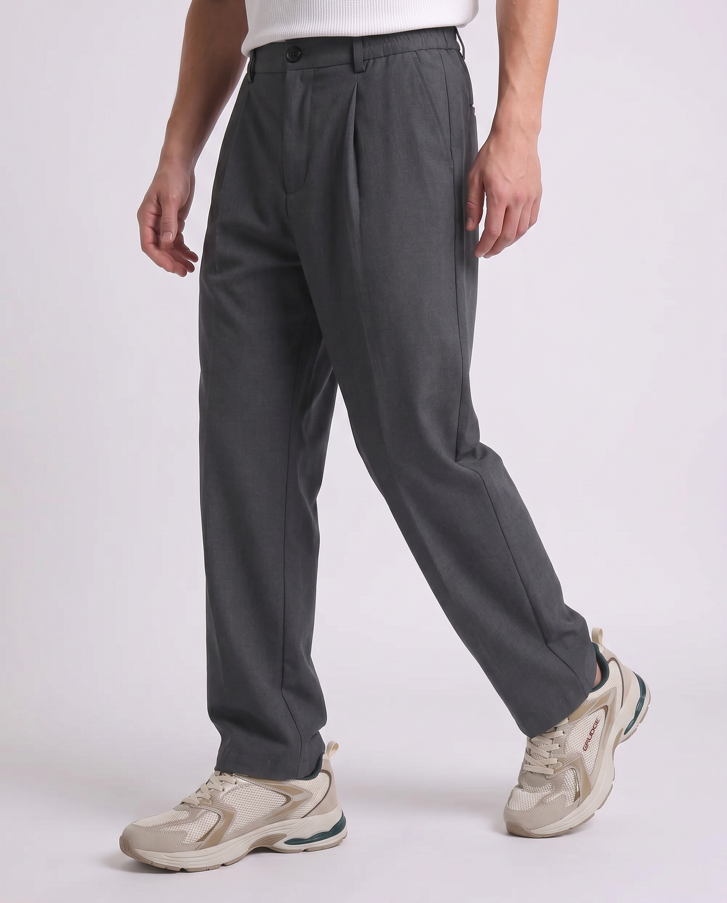 Relaxed Fit Comfort Jogger Pants - Grey