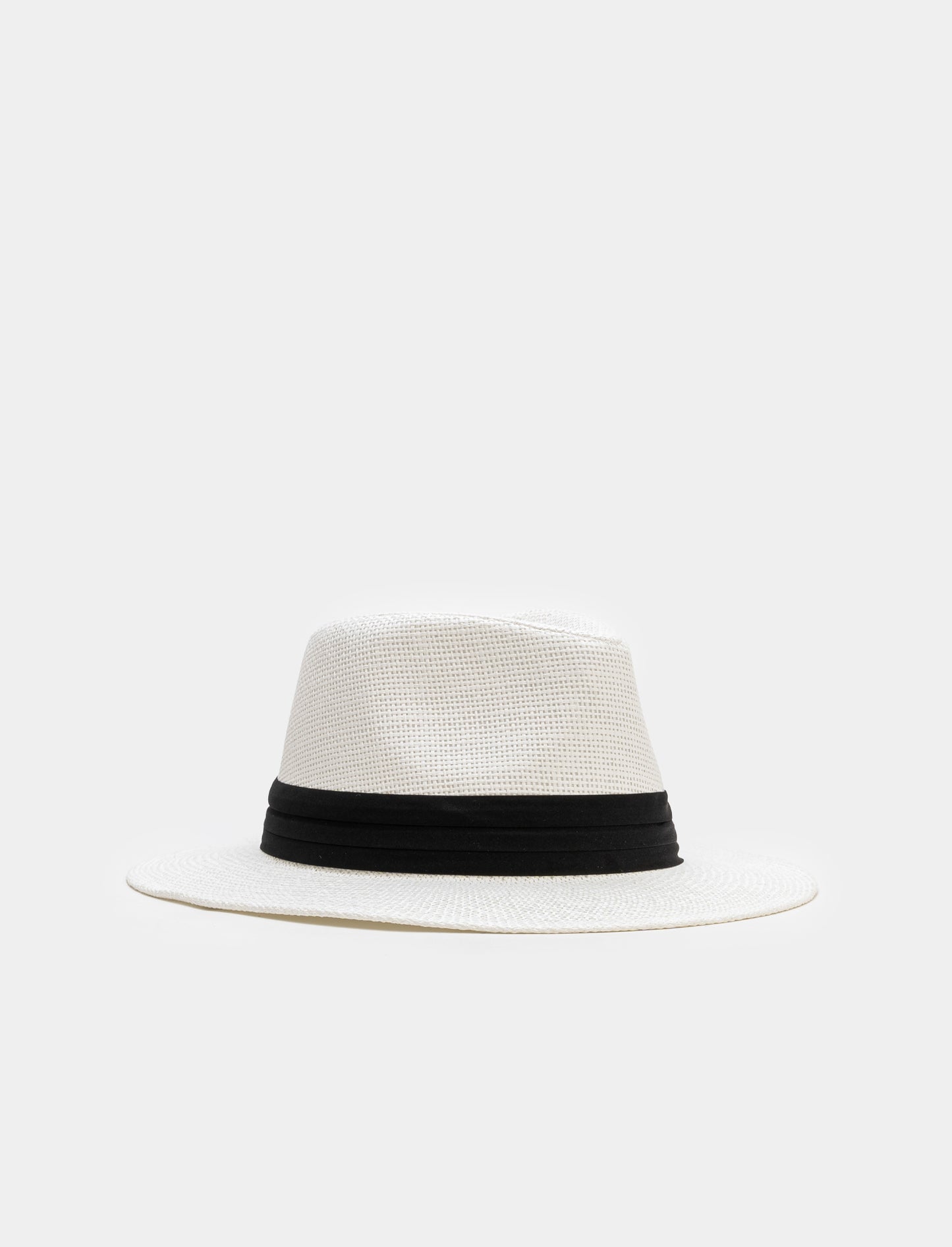 Men's Wide Brim Straw Hat - White