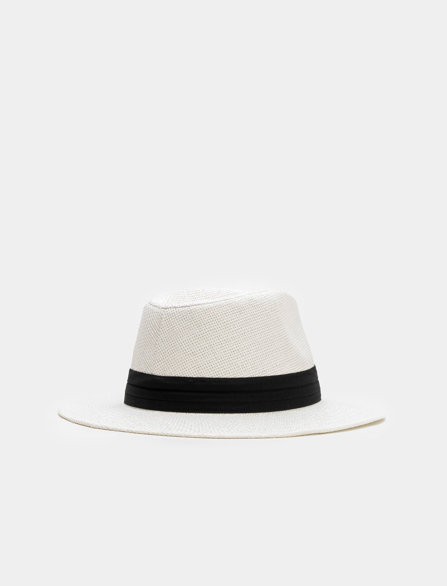 Men's Wide Brim Straw Hat - White