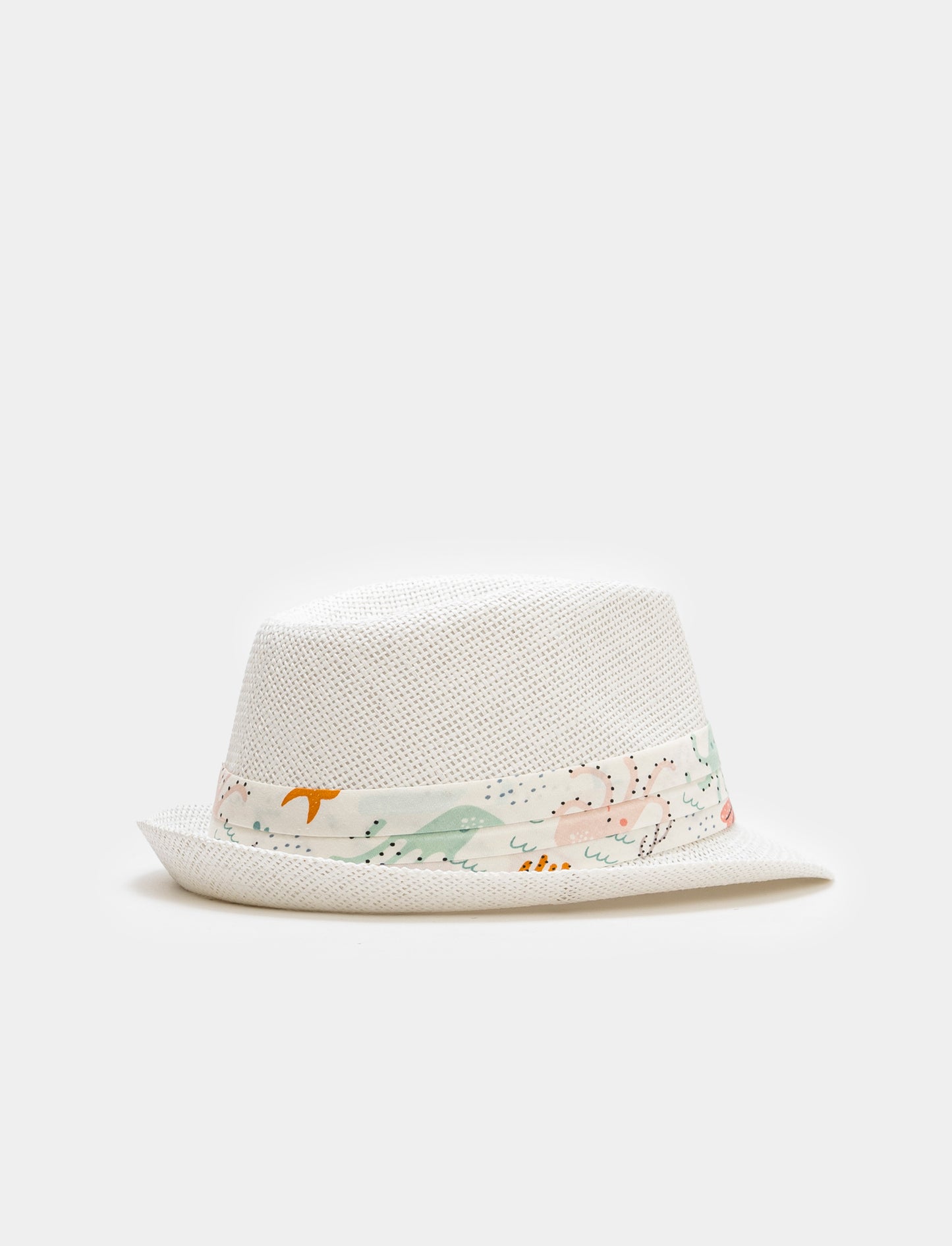 Kids' Marine Theme Hard Brimmed Hat - White