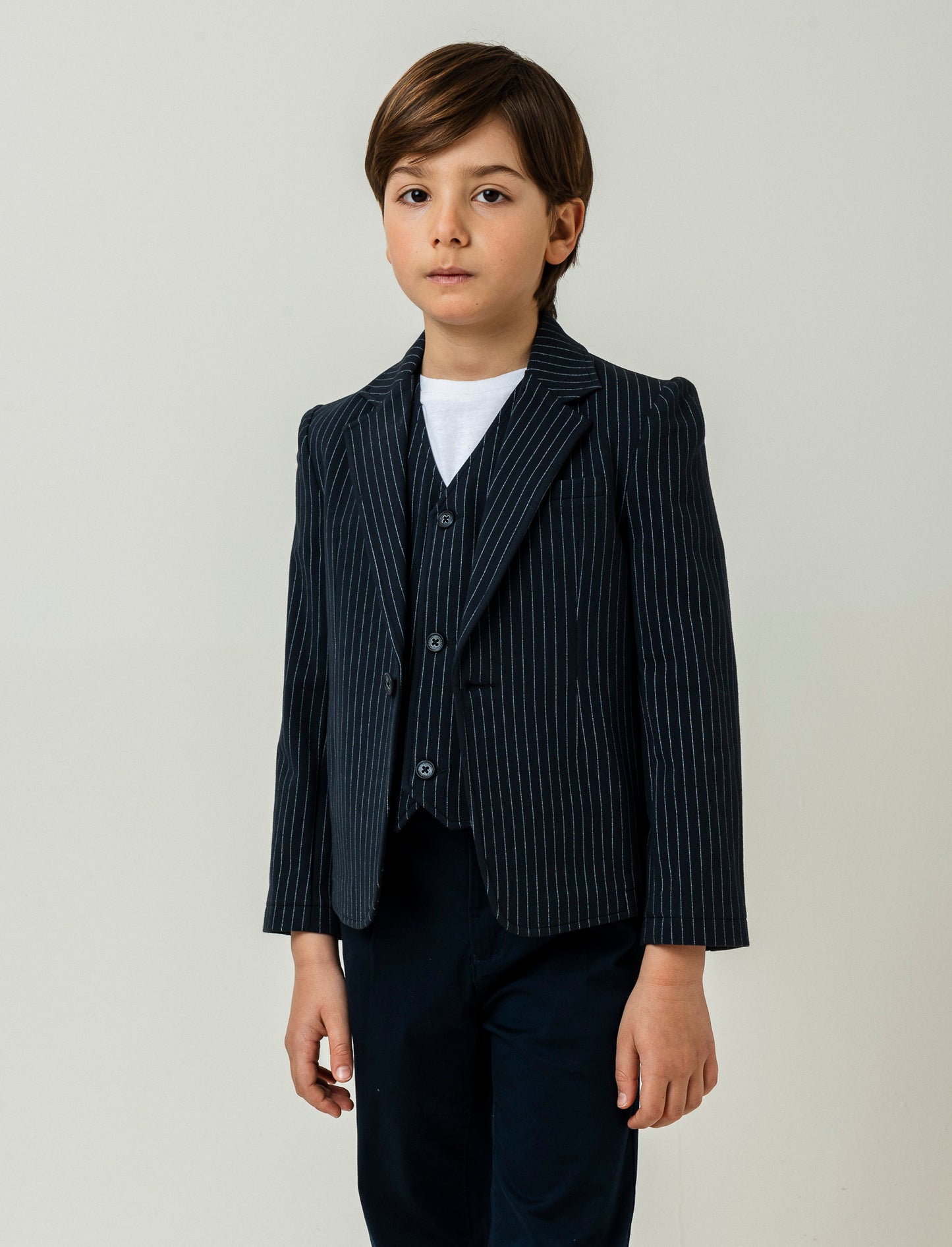 Giacca con abbottonatura frontale da bambino - Blu