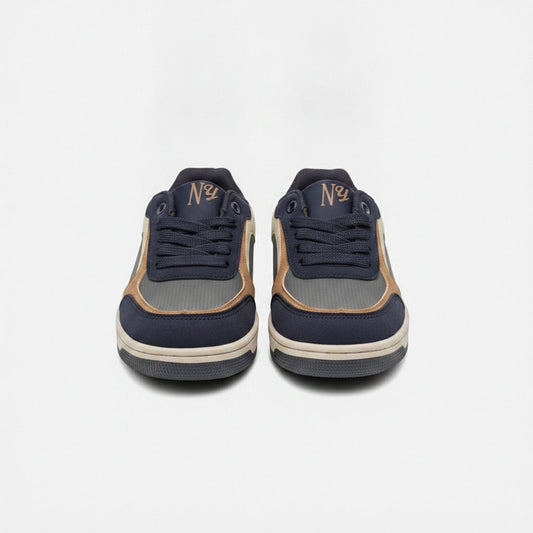 Multicolor Blue Sneakers for Kids - Grey