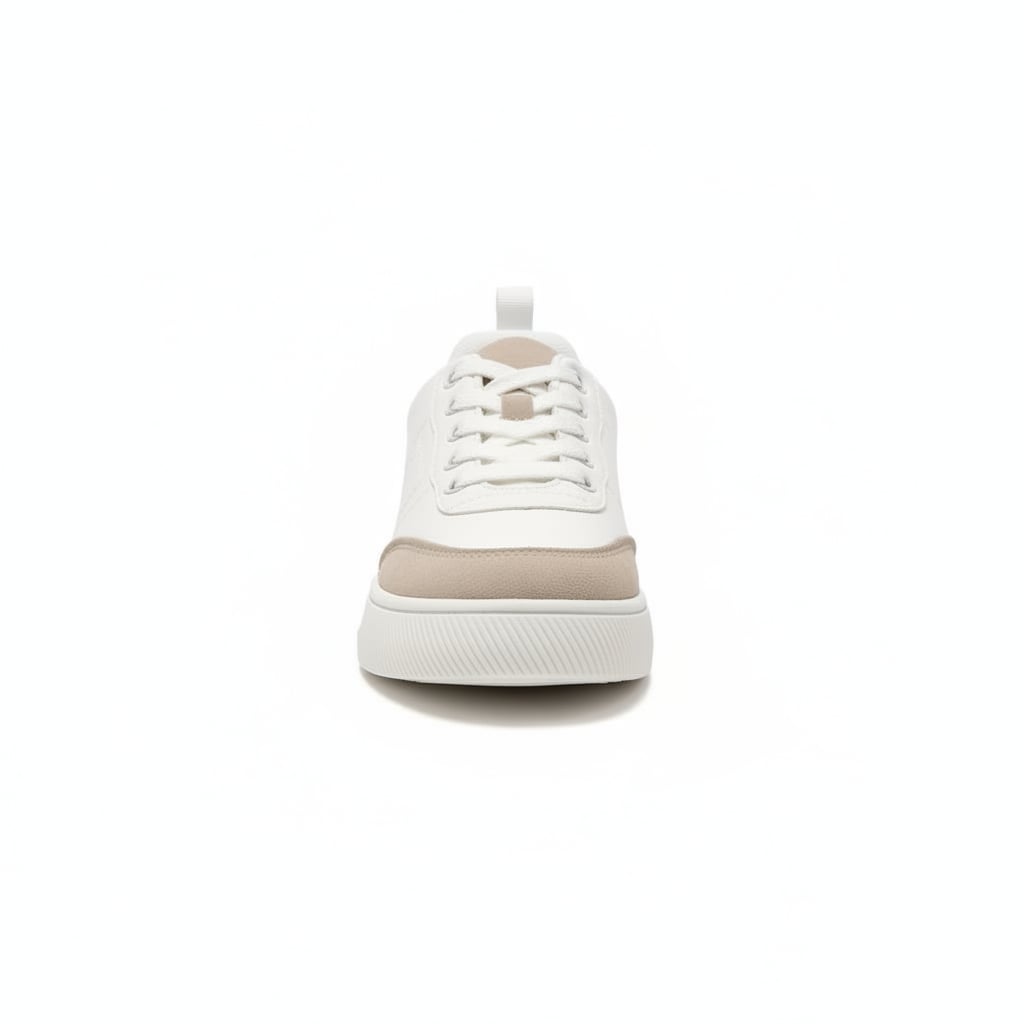 White sneakers with child inserts - White