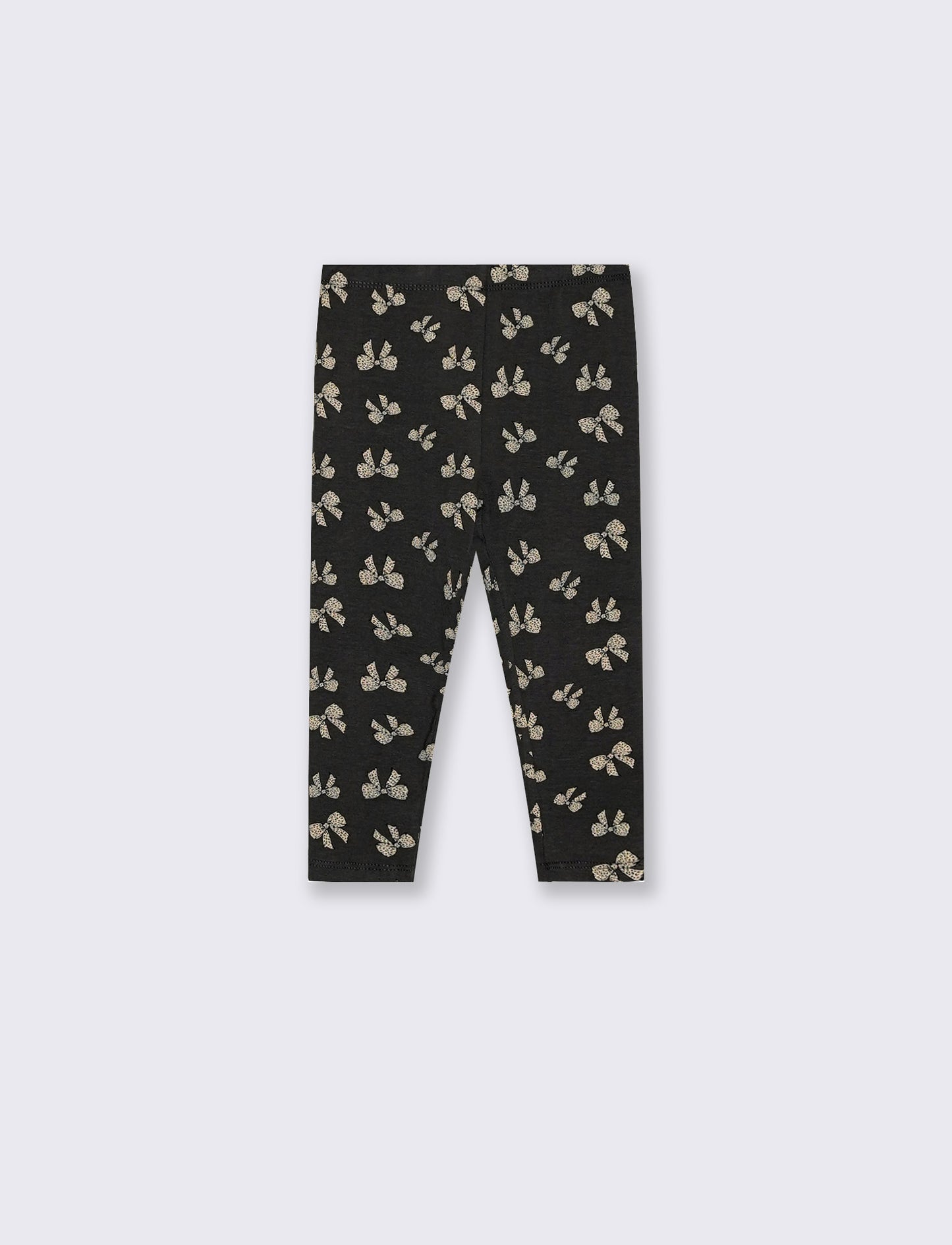 Leggings in jersey con stampa all over - Grigio piombo