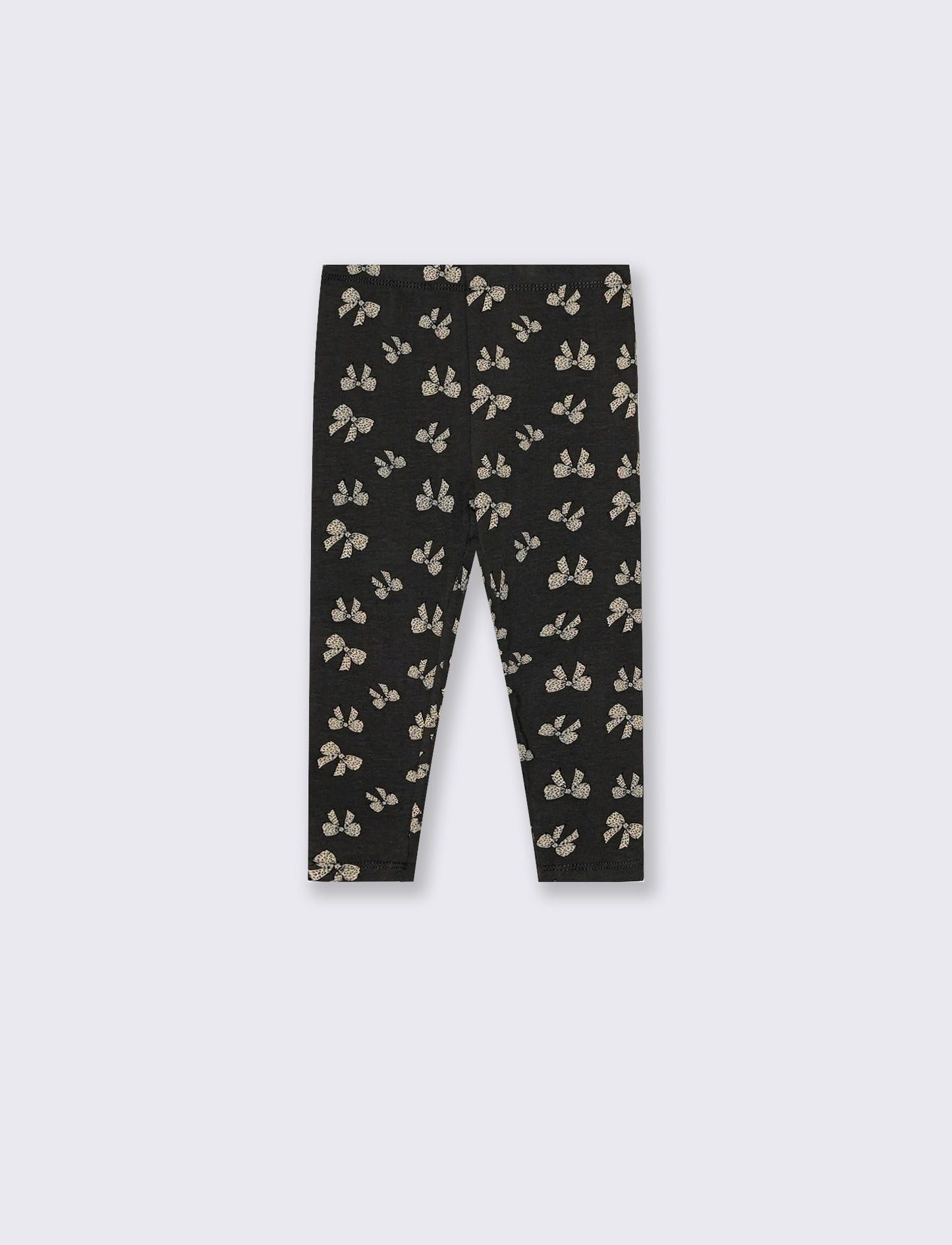 Leggings in jersey con stampa all over - Grigio piombo