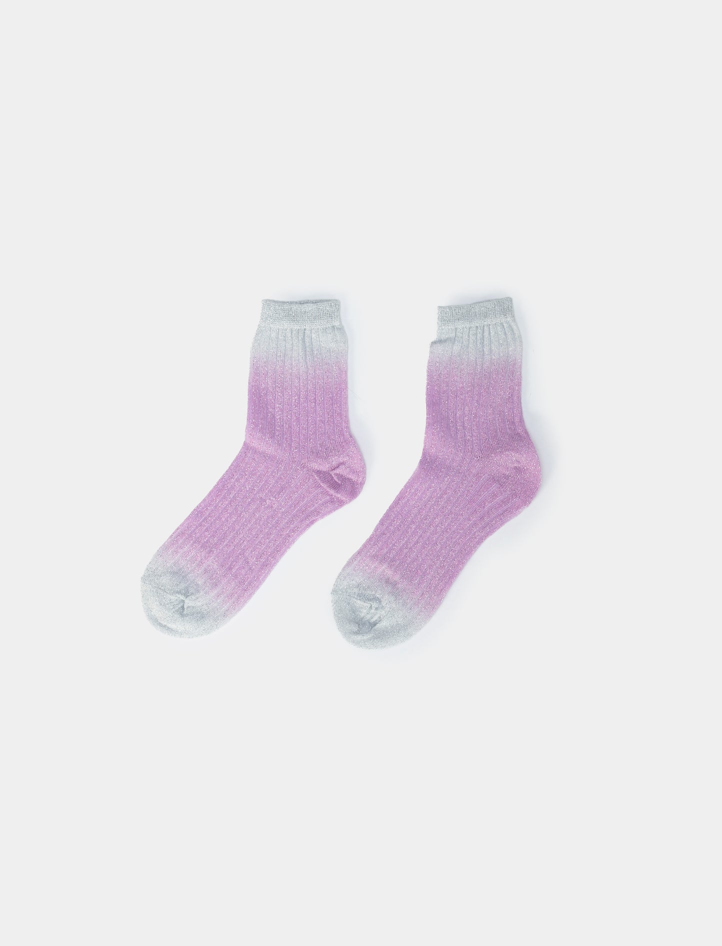 Girl's Lurex Degradè Socks - Pink