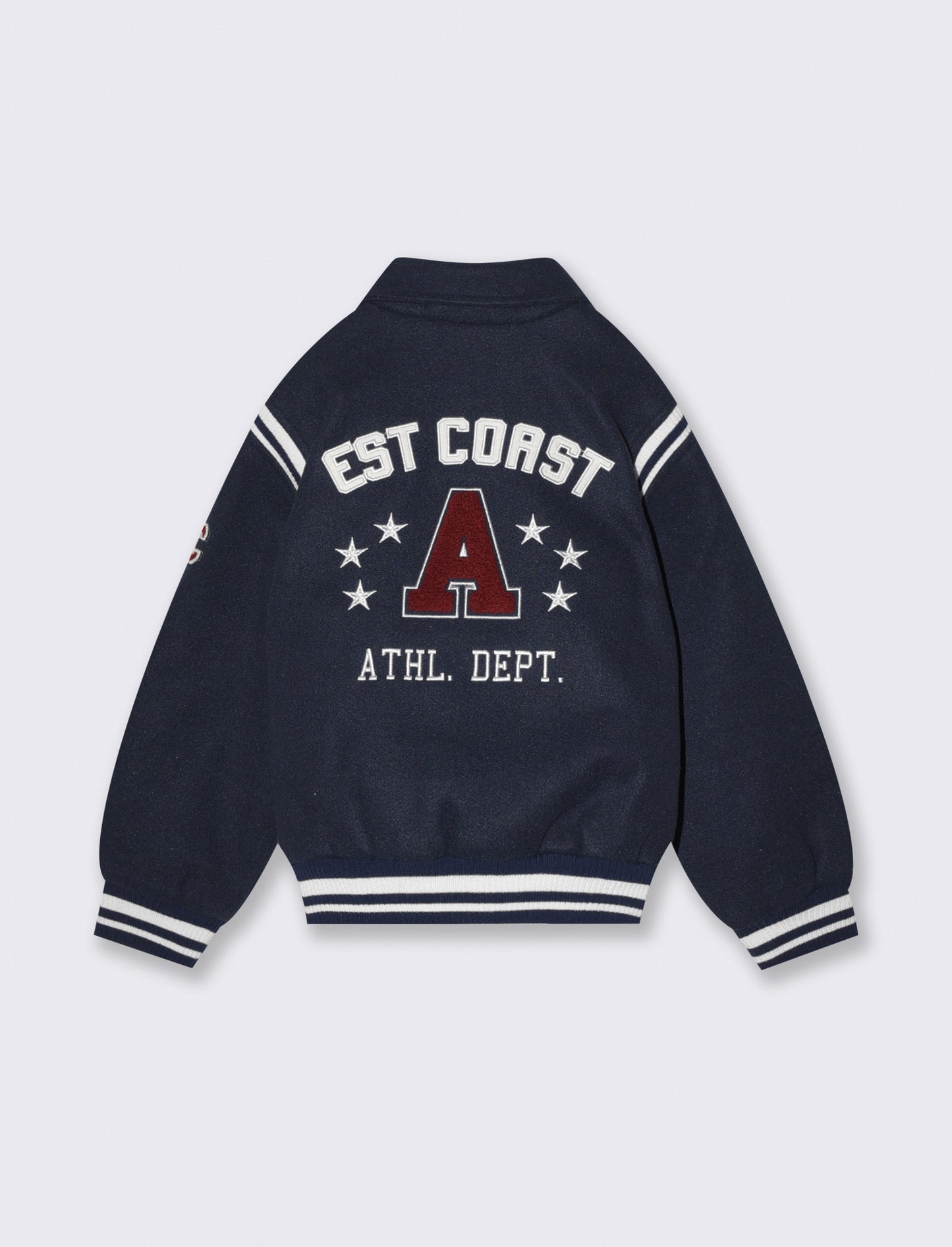 Giubbotto College Sportivo in Panno - Blu