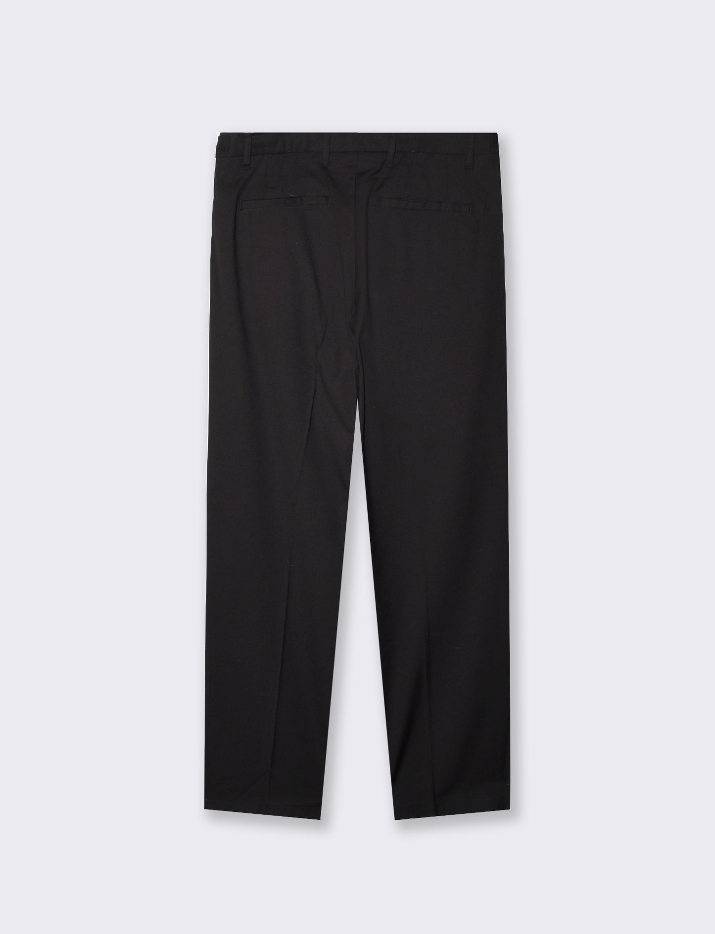 Pantaloni Chino Formali con Fibbia Laterale - Nero