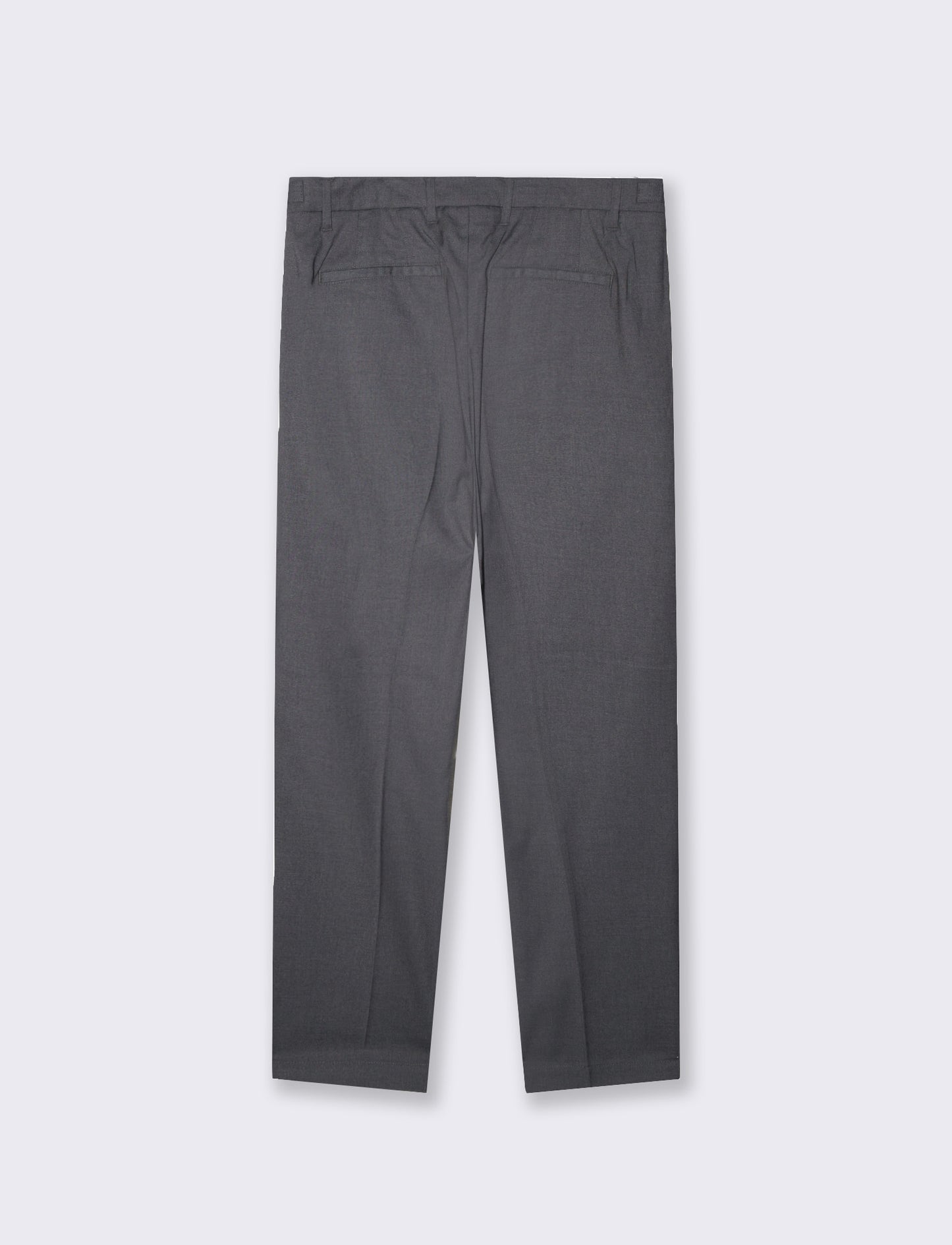 Pantaloni Chino Formali con Fibbia Laterale - Antracite melange