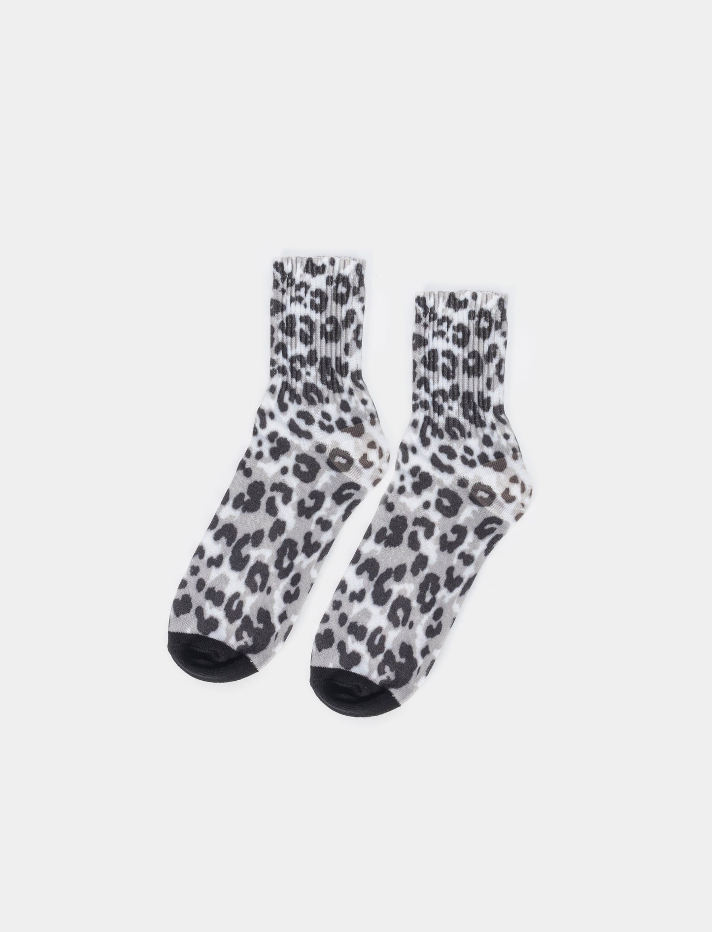 Women's Heart Print Sock Bi-Pack - Black