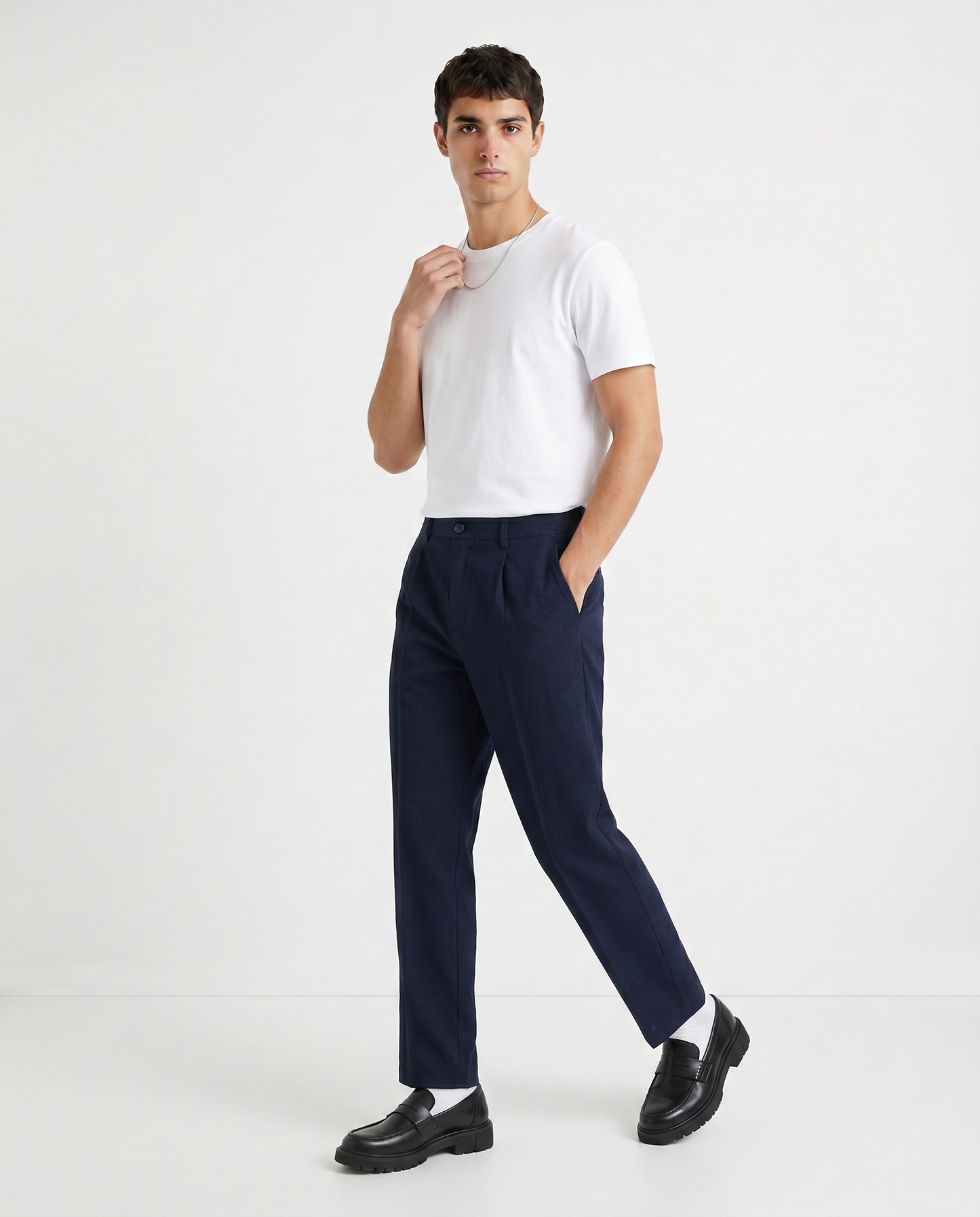 Pantaloni Chino Relaxed Easy Pant Uomo - Blu