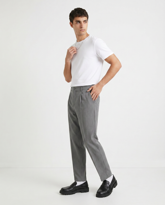 Pantaloni Chino Relaxed Easy Pant Uomo - Grigio mel.