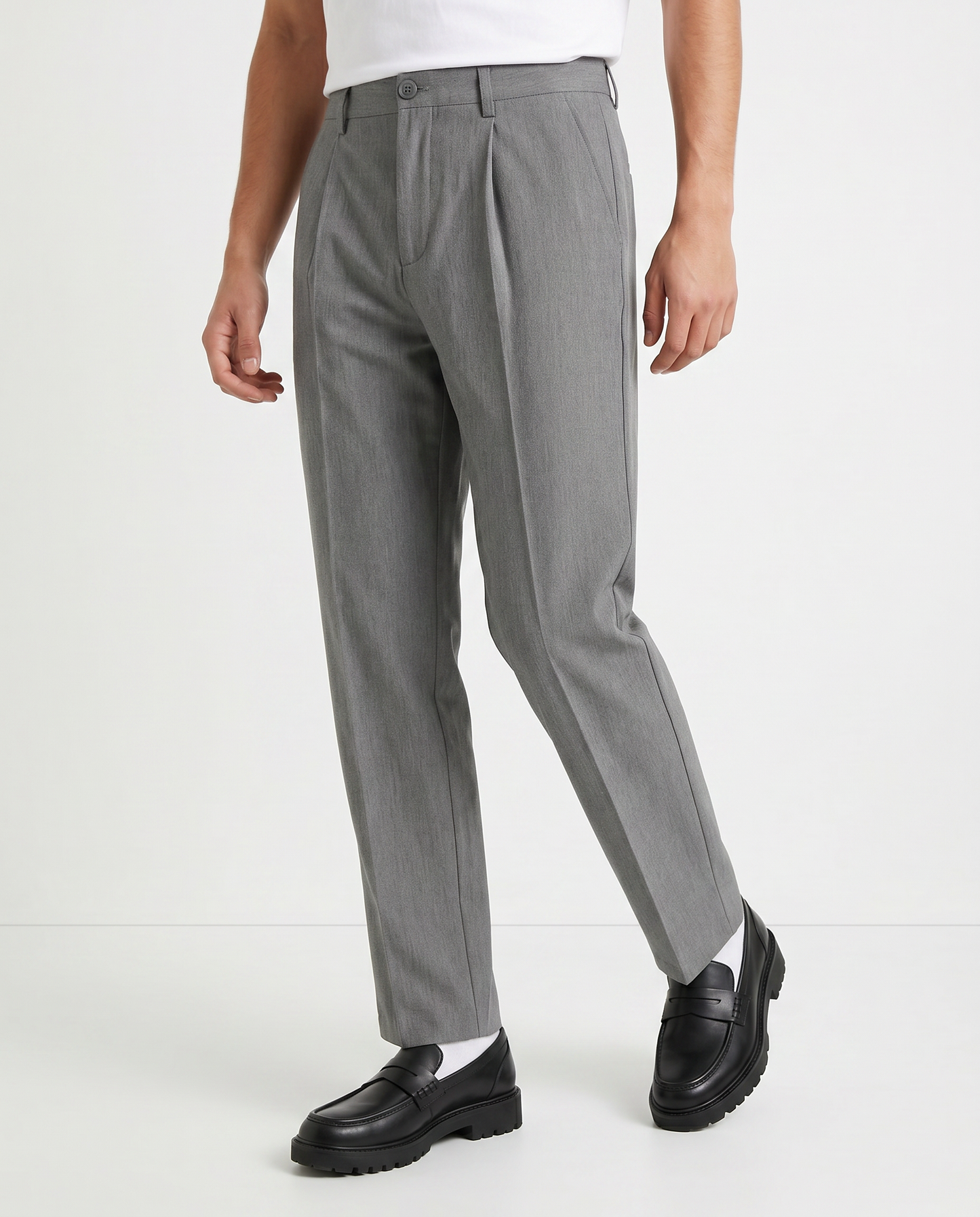 Pantaloni Chino Relaxed Easy Pant Uomo - Grigio mel.