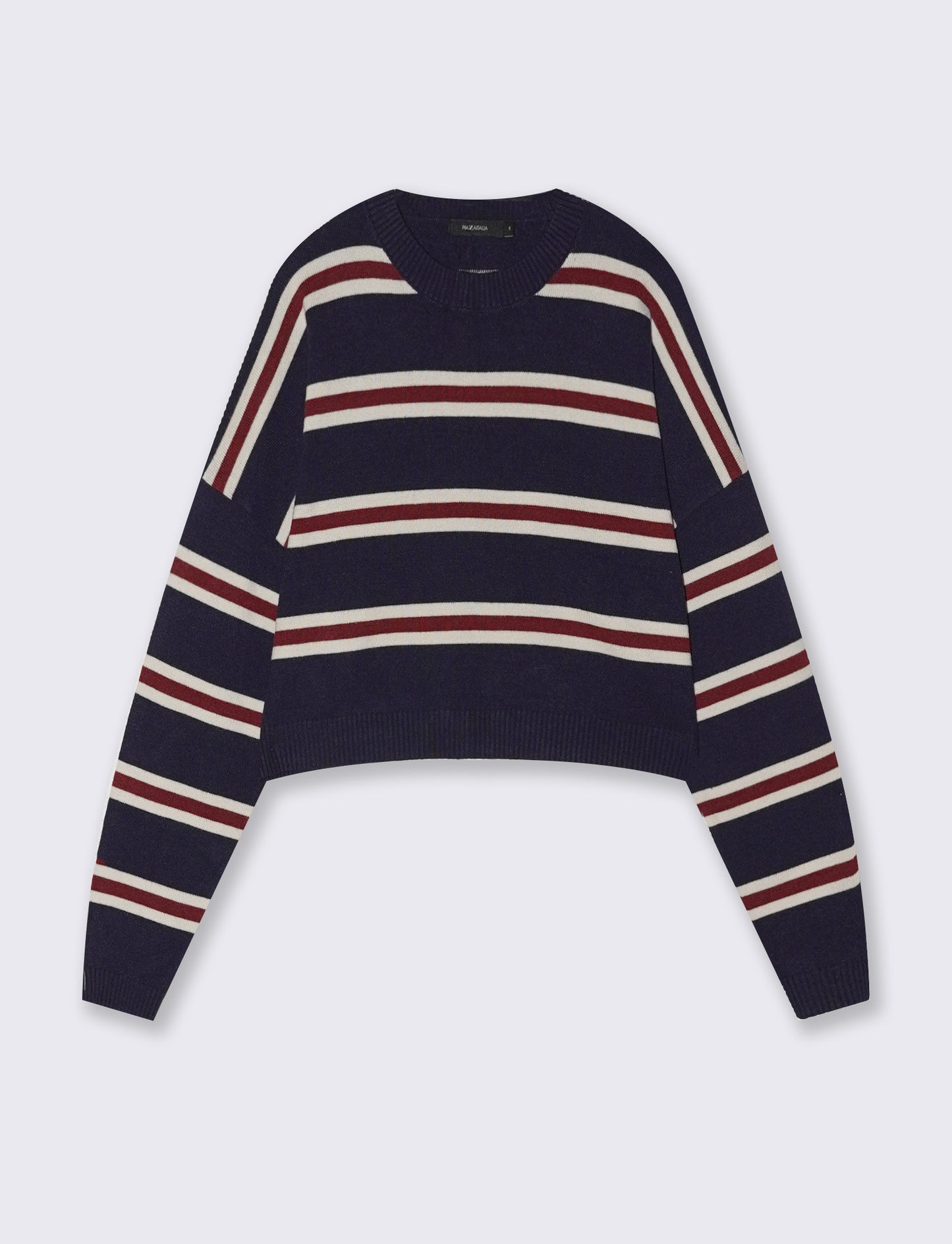 Maglia crop con manica a T stylish - var 3