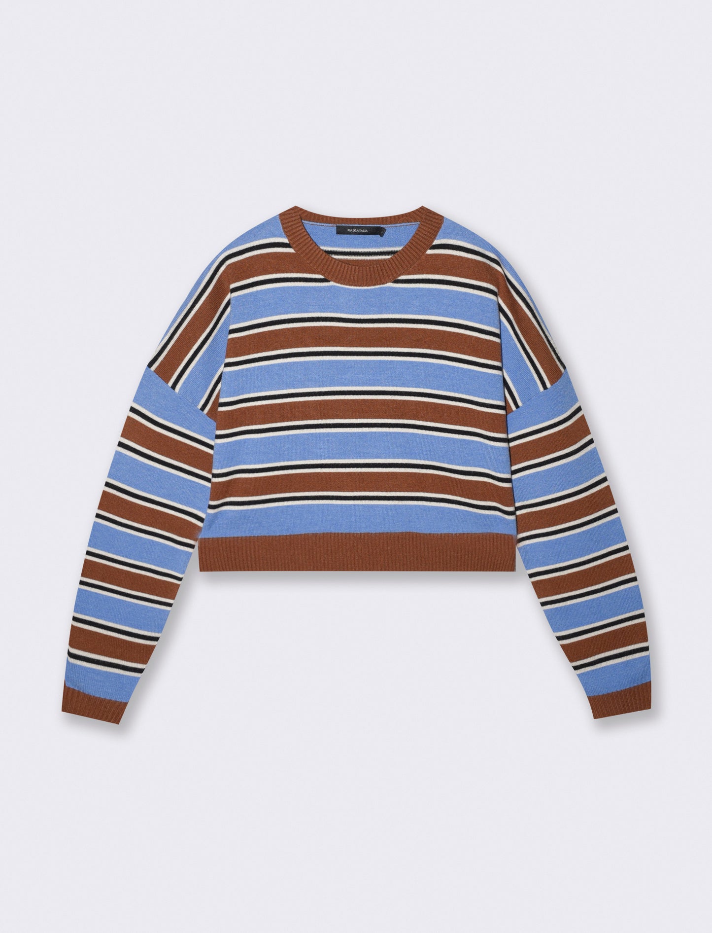 Maglia crop con manica a T stylish - Var 4