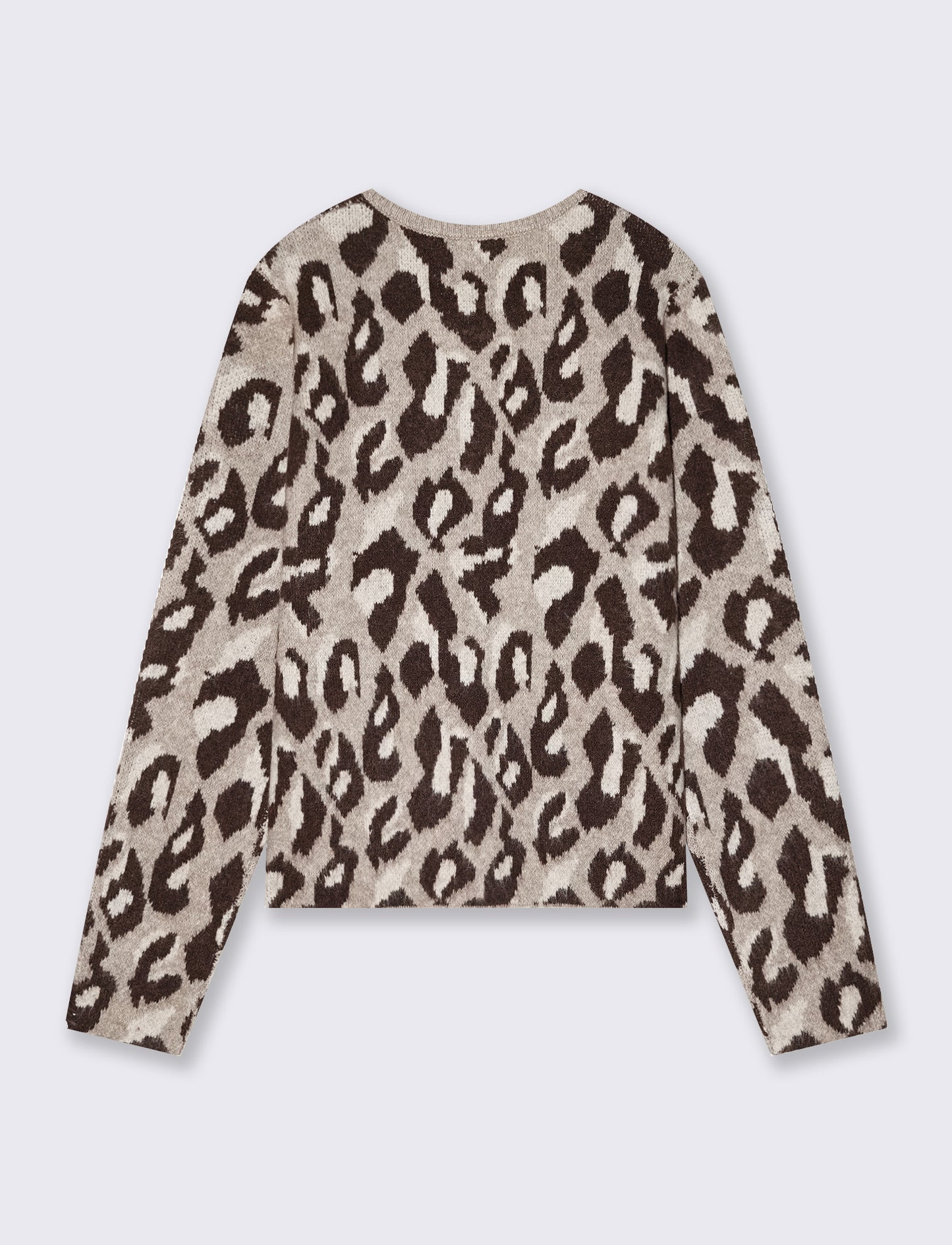 Cardigan jacquard con motivo animalier - var 2