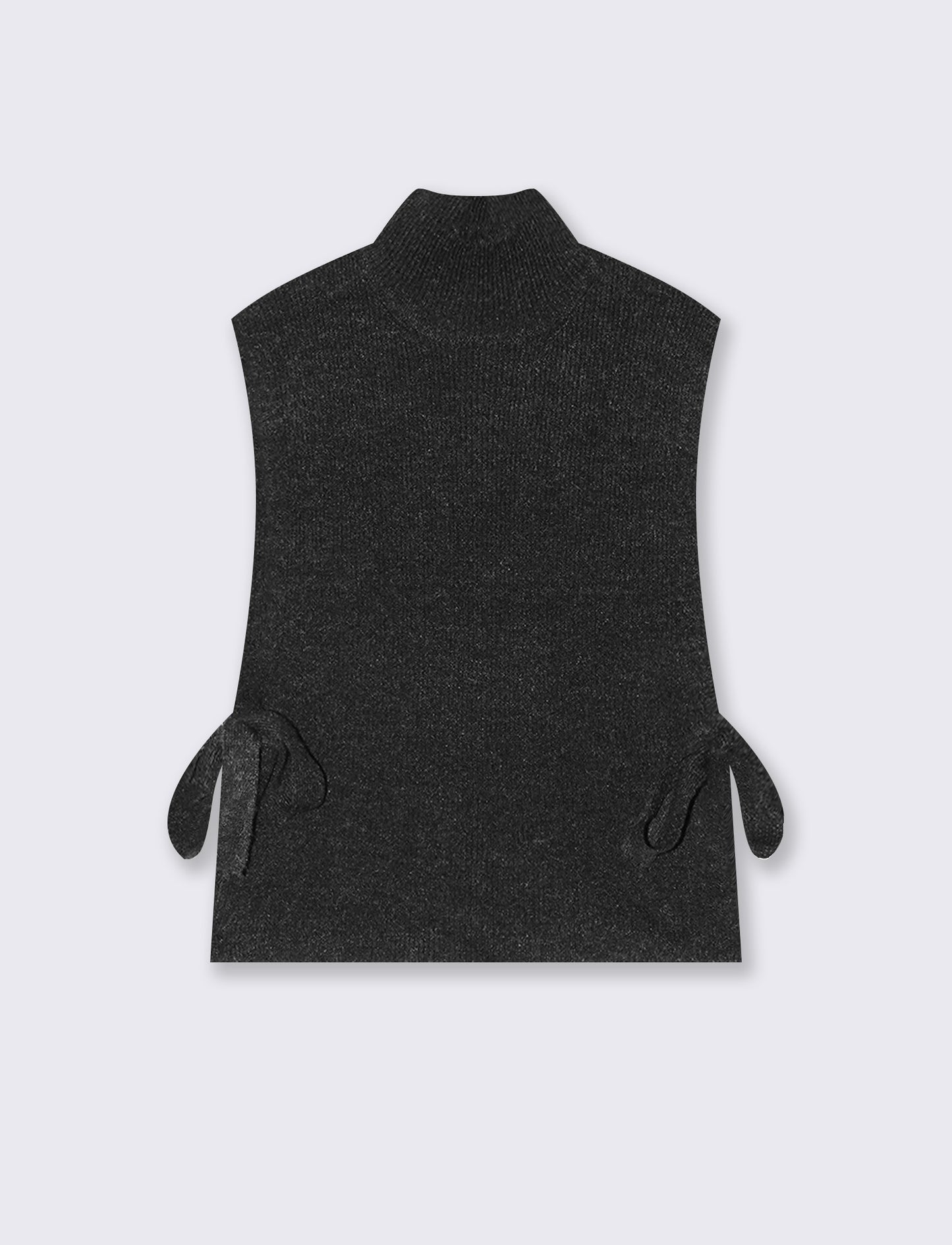 MAGLIA SMANICATA - Nero