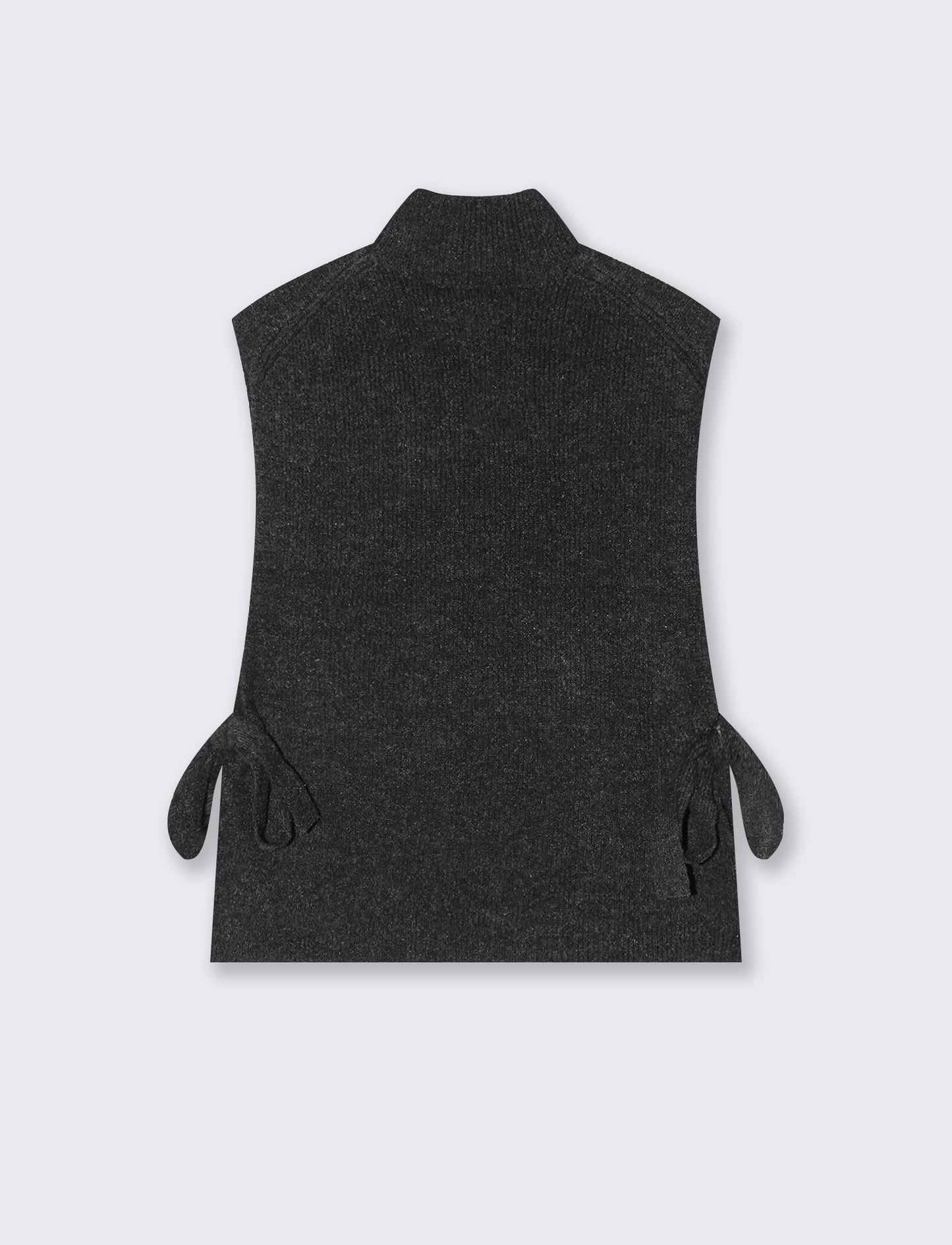 MAGLIA SMANICATA - Nero