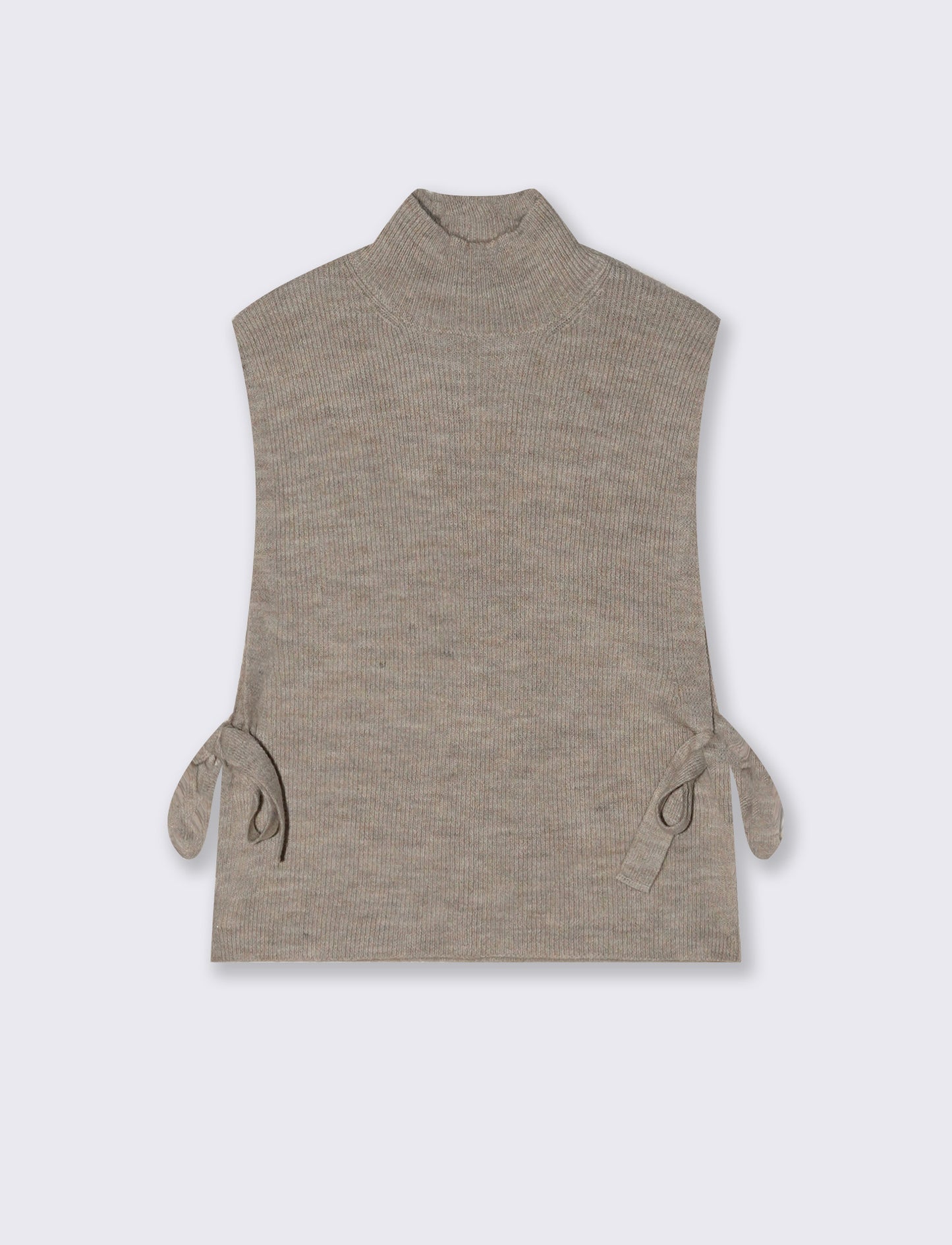 MAGLIA SMANICATA - Beige grano