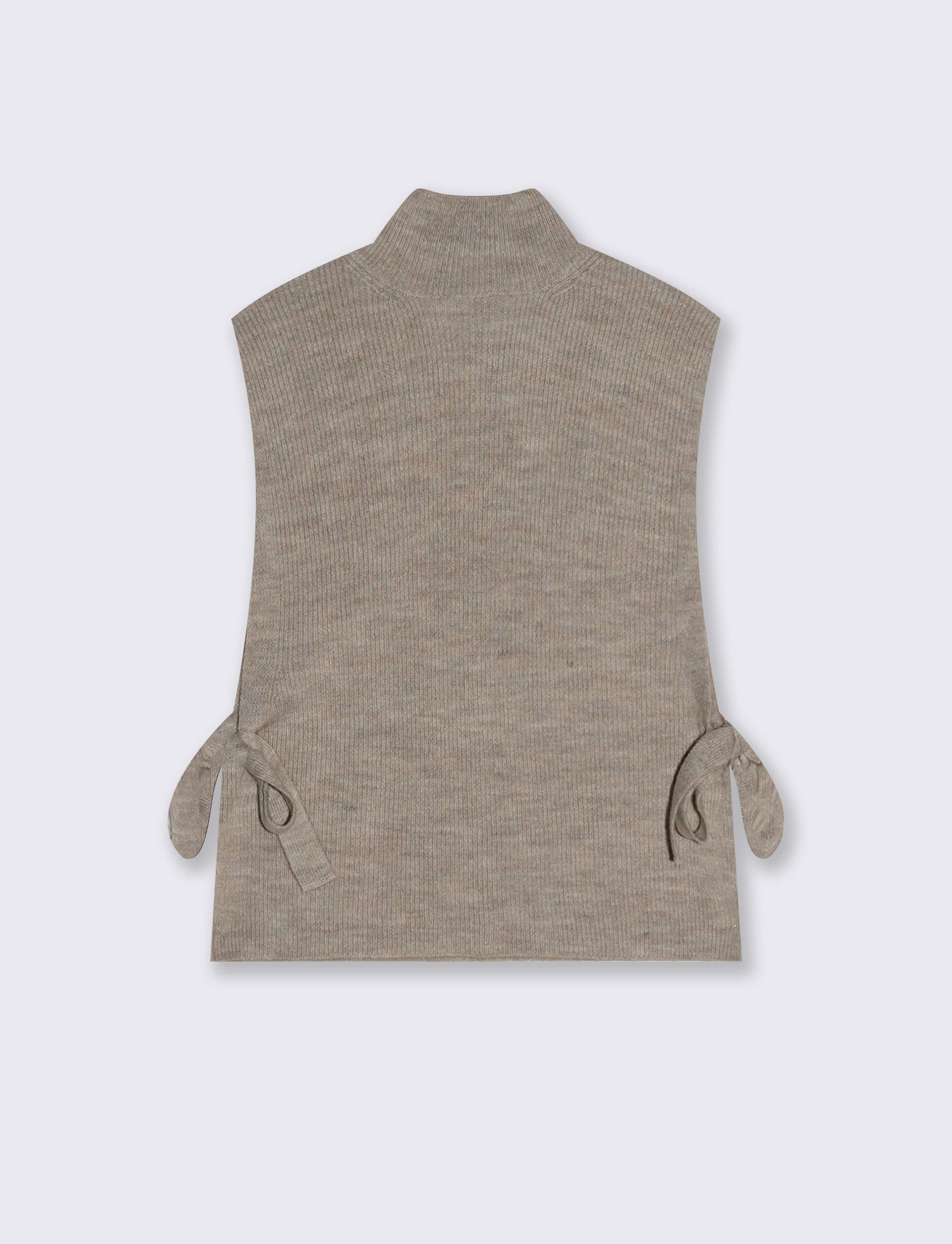 MAGLIA SMANICATA - Beige grano