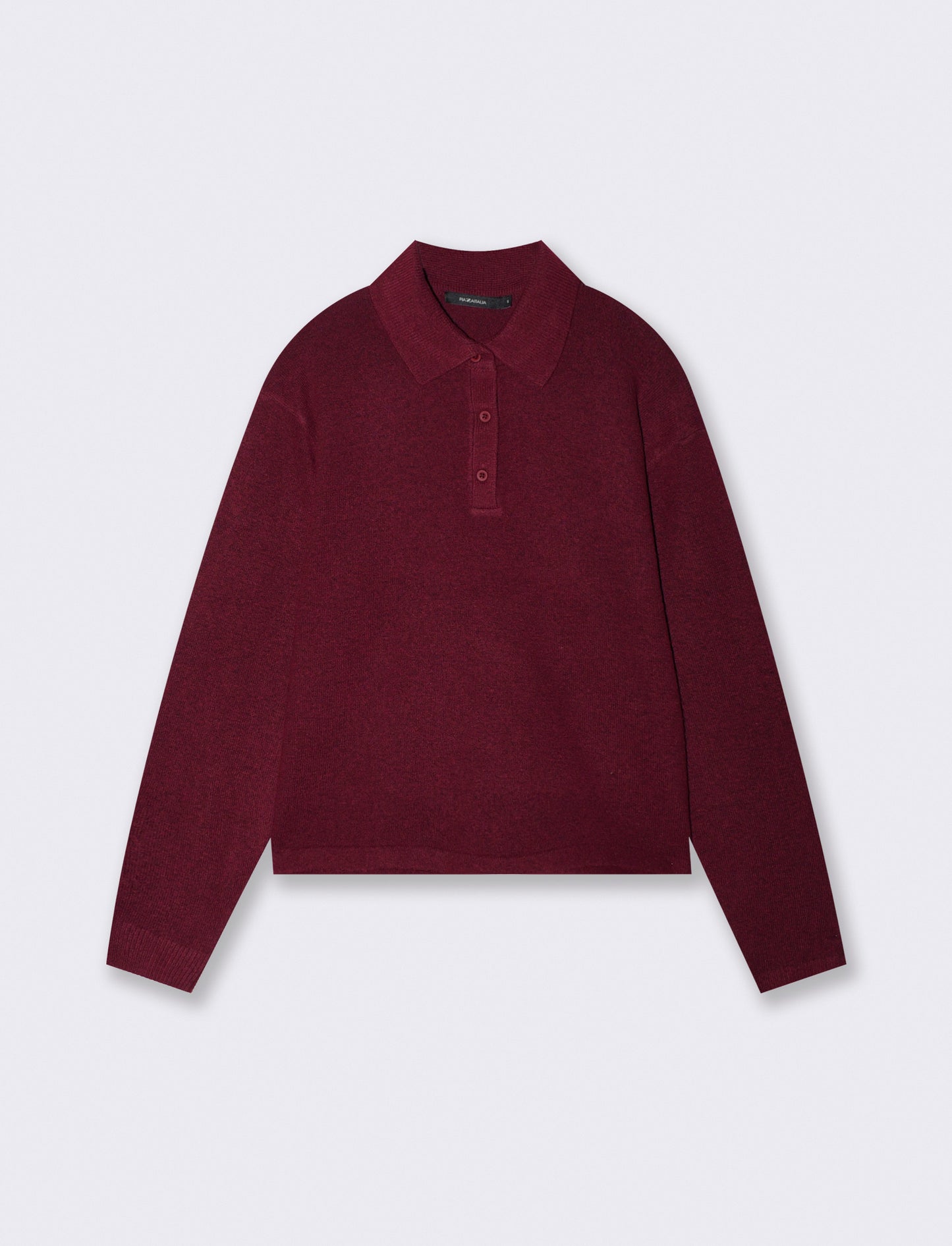 Maglia polo elegante e versatile - Rosso rubino