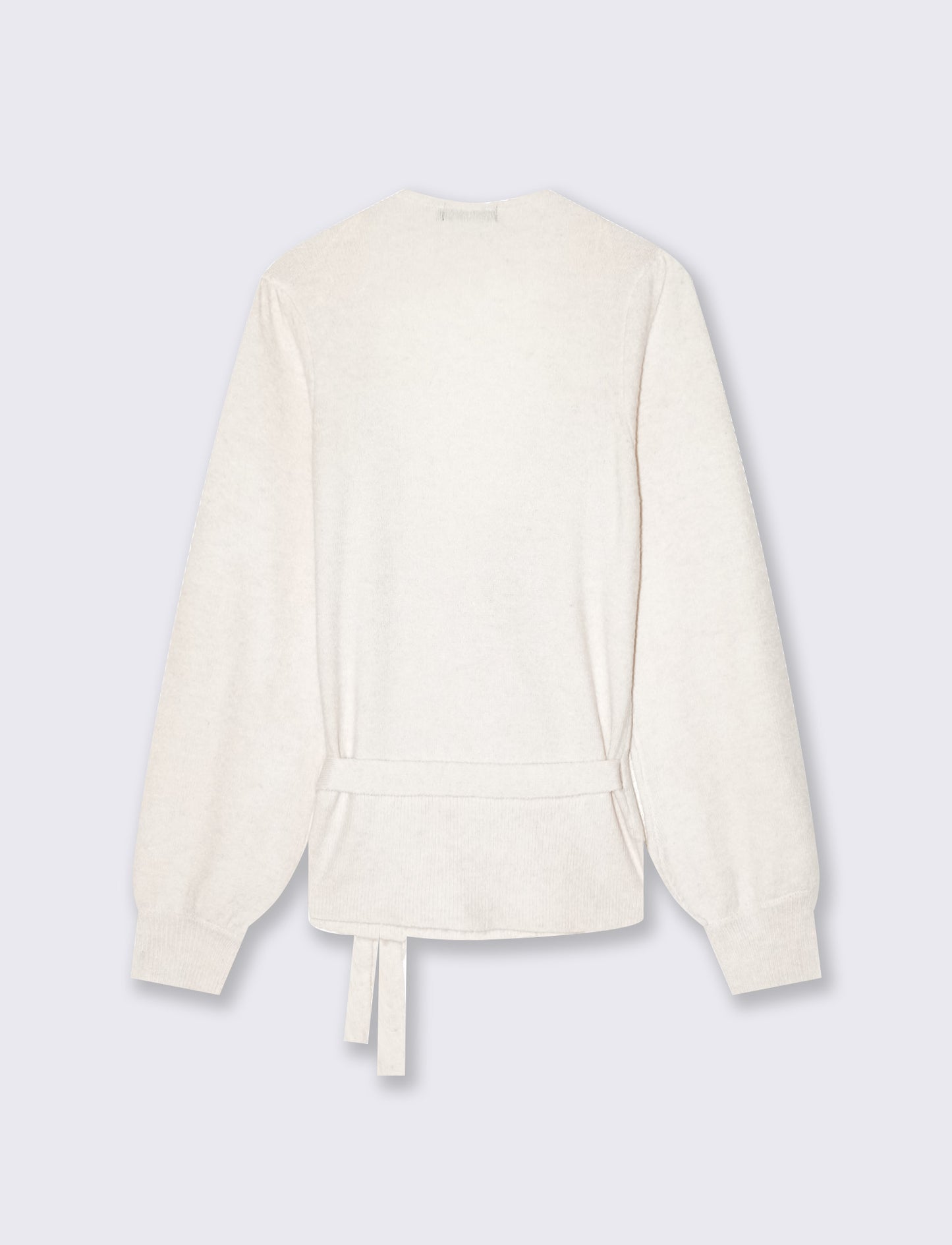 Cardigan aperto incrociato ballerina - Avorio