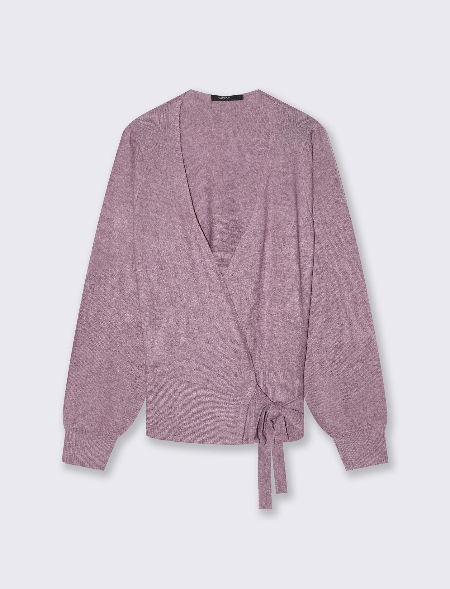 Crossed open cardigan ballerina - Purple