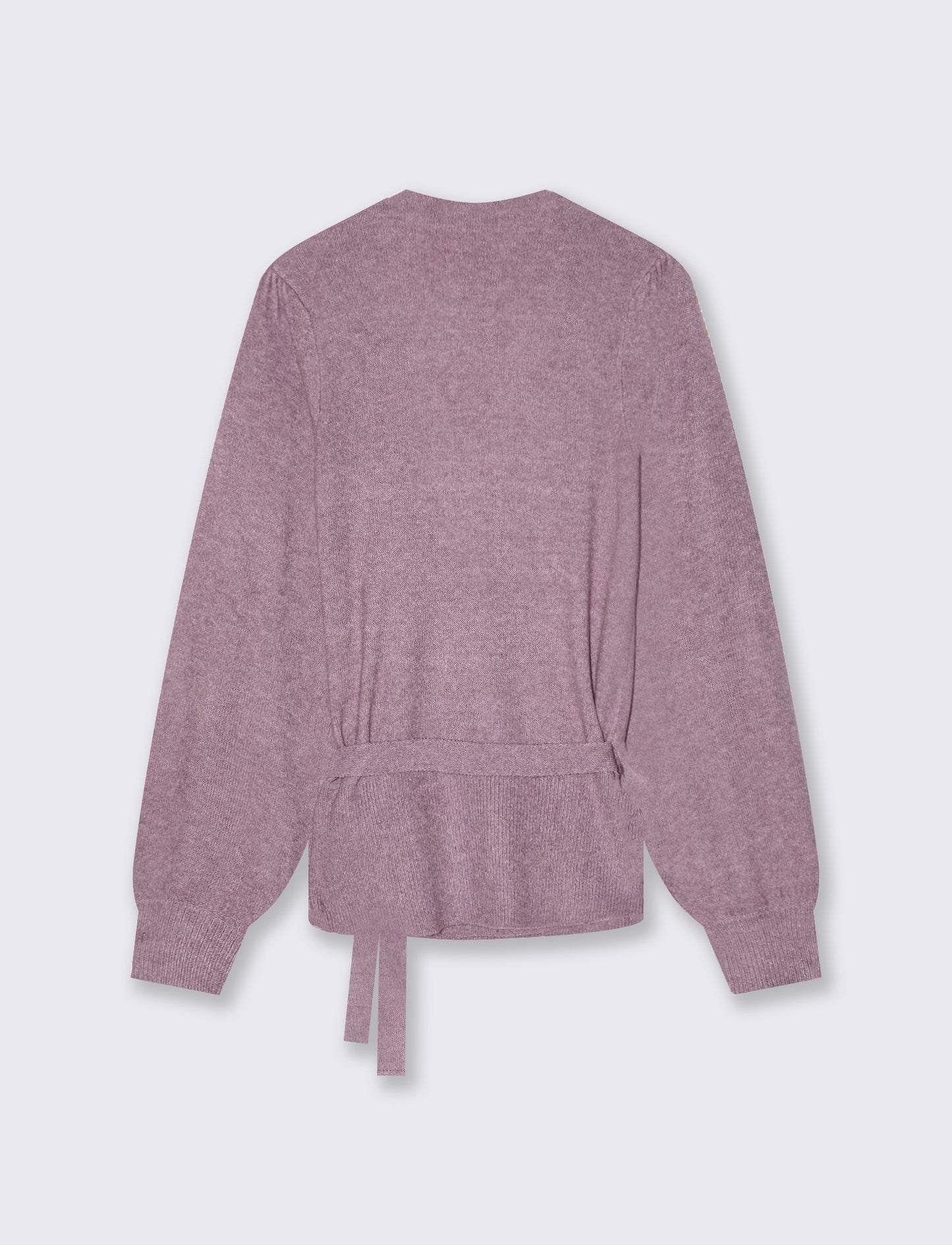 Crossed open cardigan ballerina - Purple