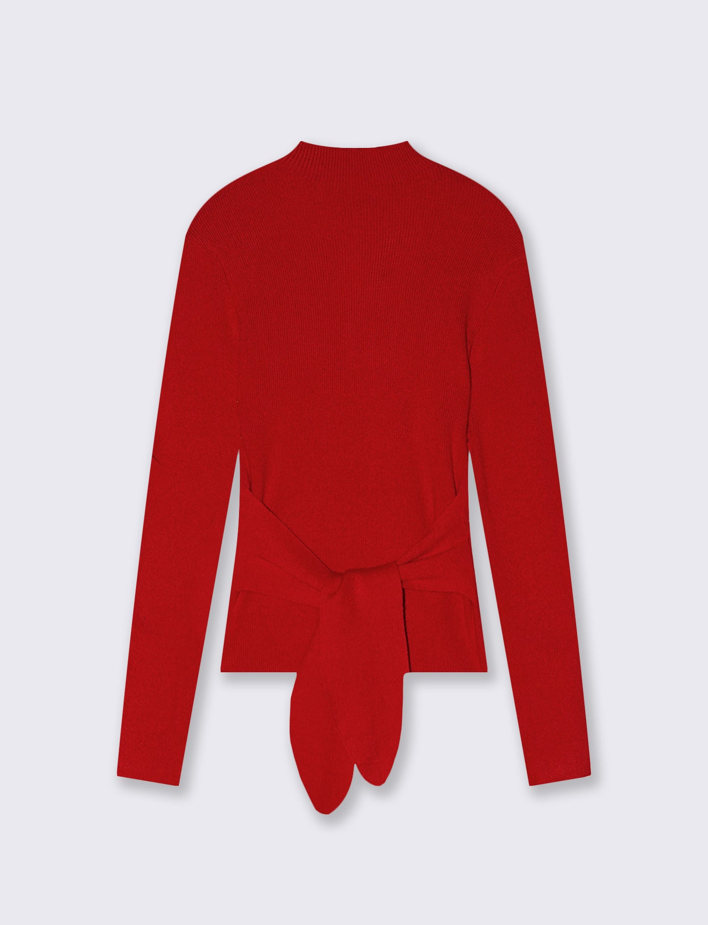 Maglia con nodo - Rosso