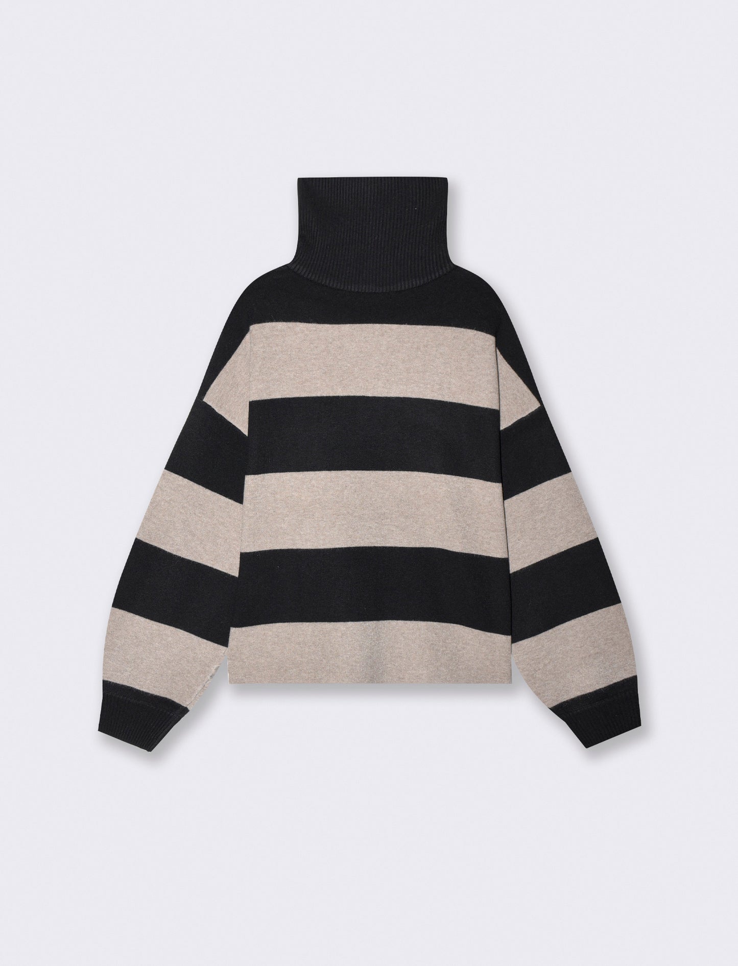 Maglia over manica lunga con zip - var 1