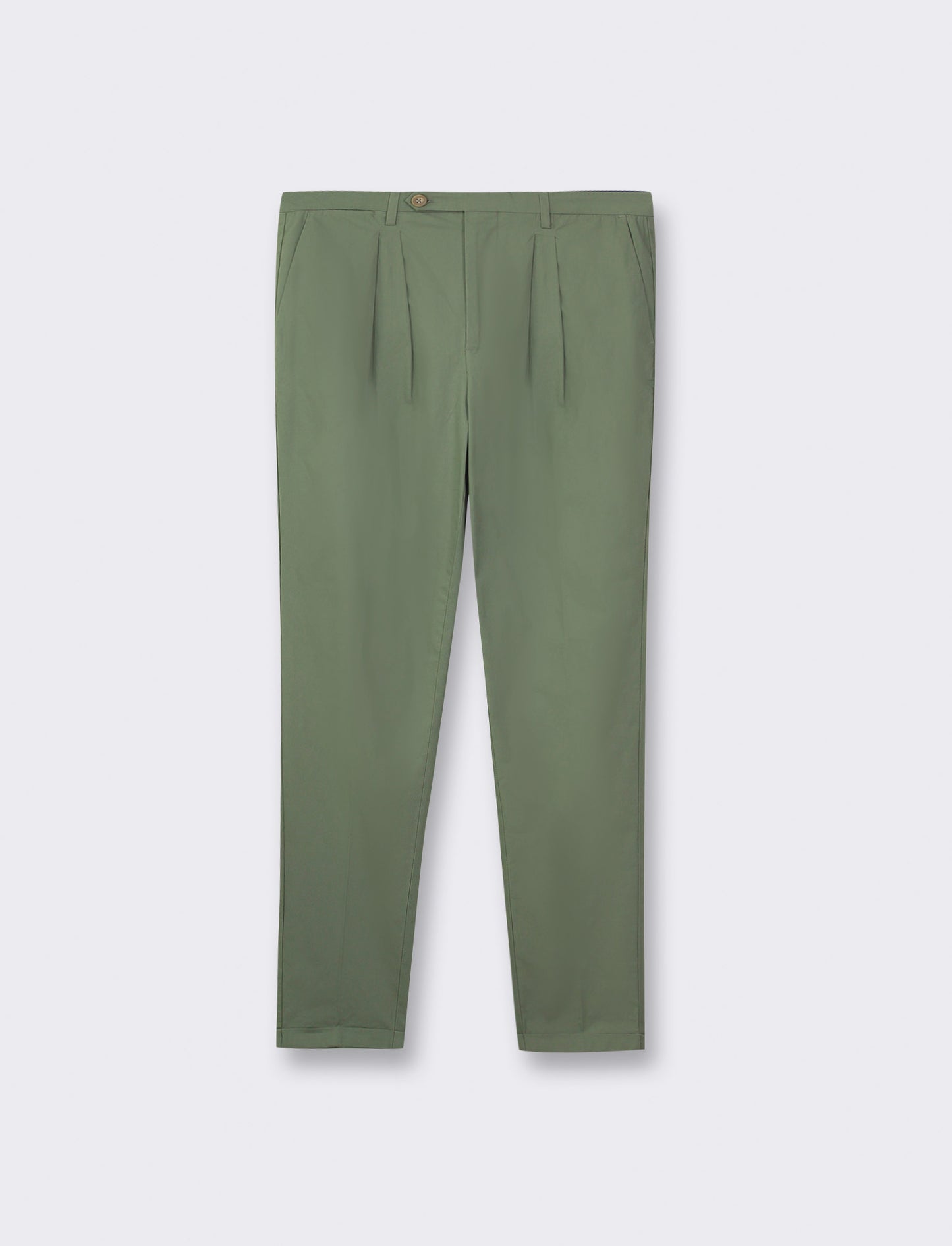 Pantalone chino slim fit - Verde kaki