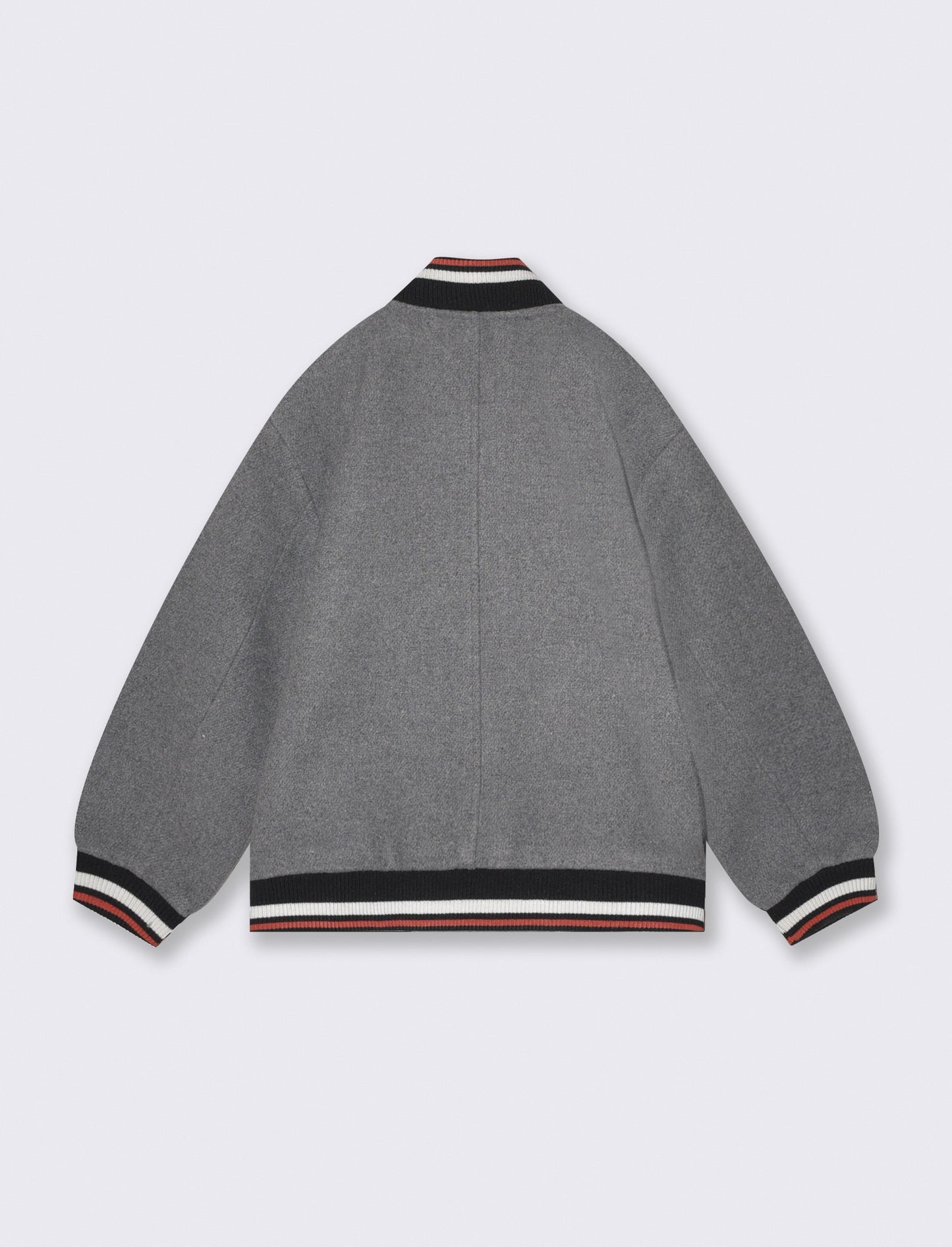 Giacca Varsity moderna in gambardine - Grigio