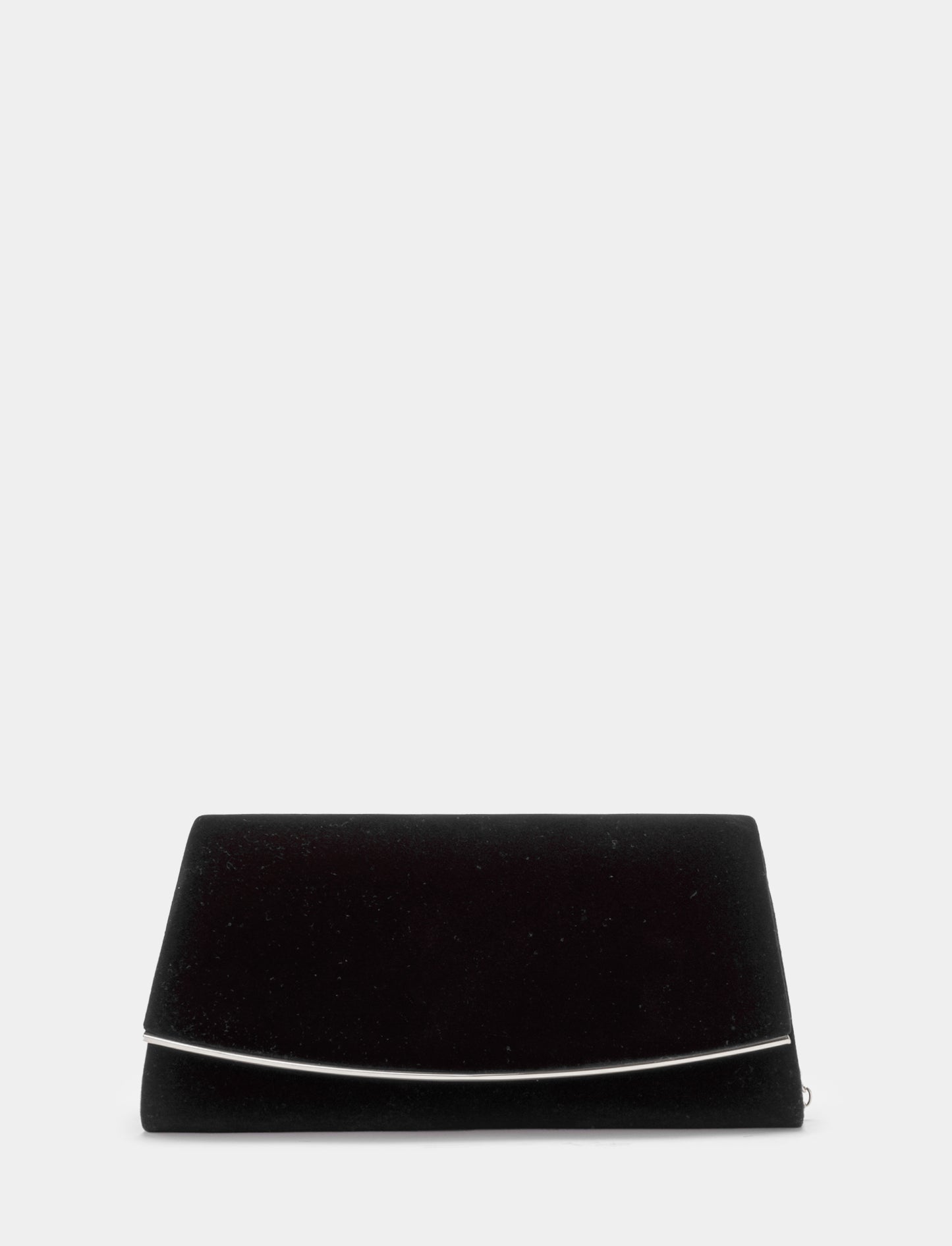 VELVET PARTY CLUTCH - Black