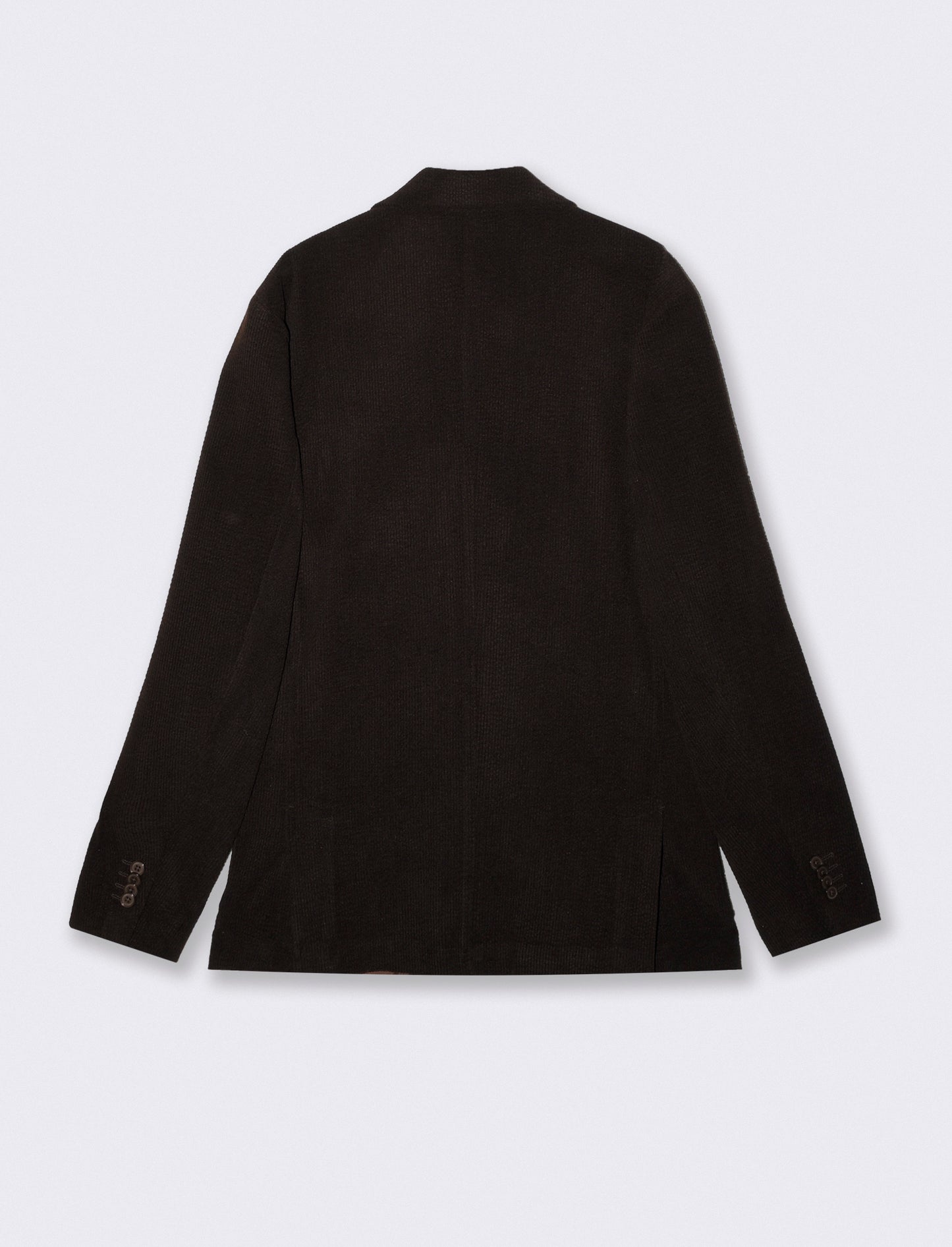 Blazer in velluto goffrato formal fit - Moro