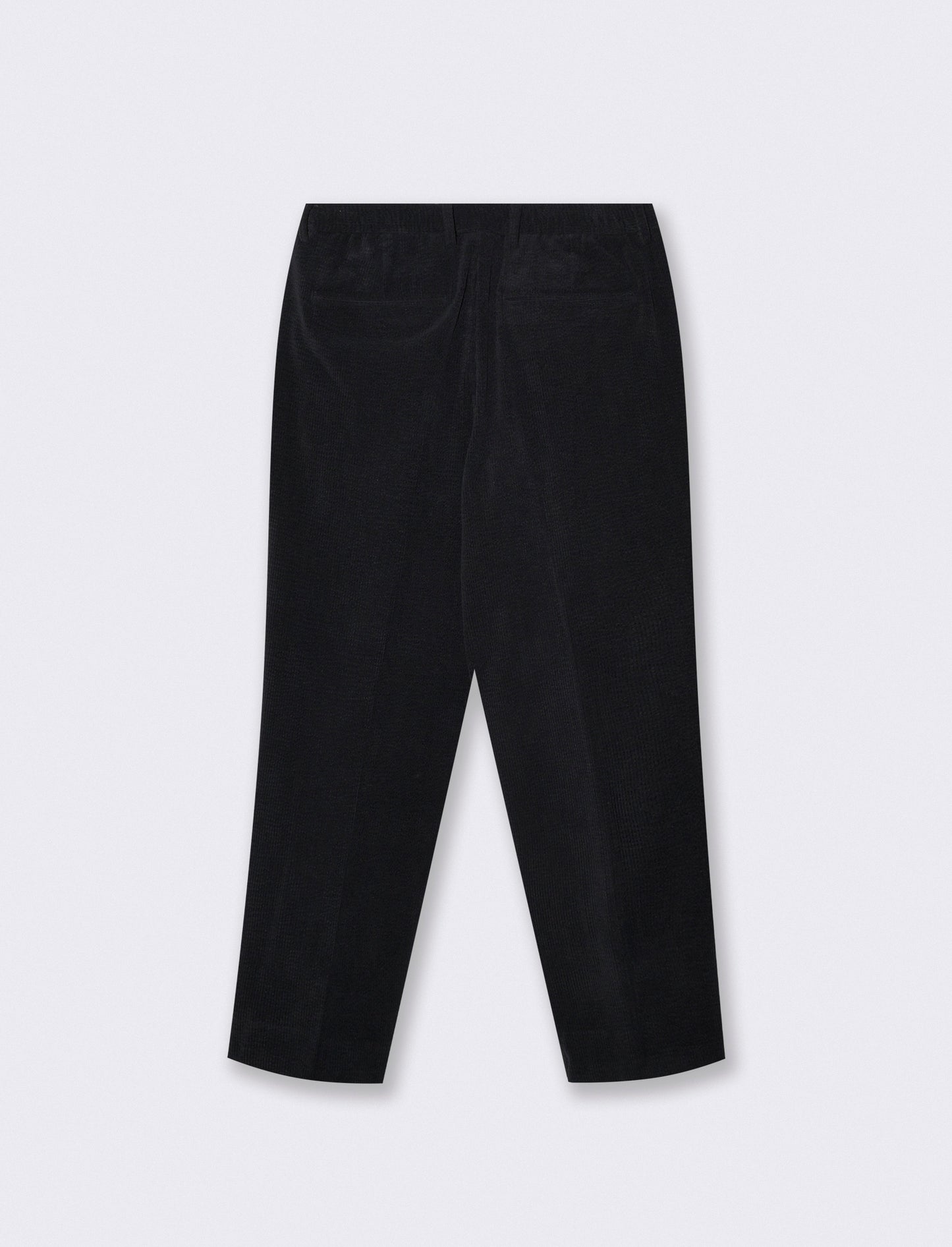 Pantaloni velluto goffrato formal fit - Blu