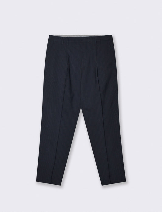 Pantaloni a righe formal fit eleganti - Blu