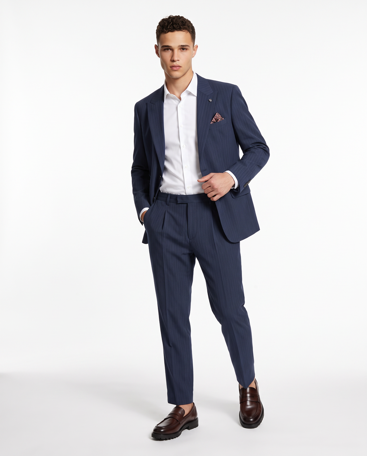 Blazer Strutturato Formale con Pochette - Avion