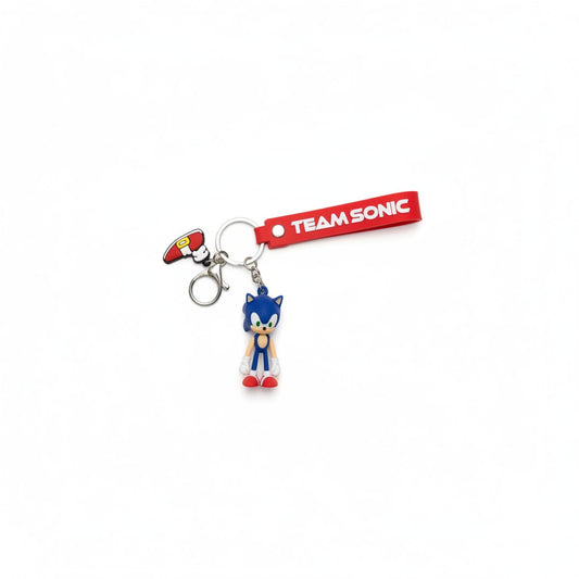 3D Rubber Keychain Stitch and Spiderman - Blue
