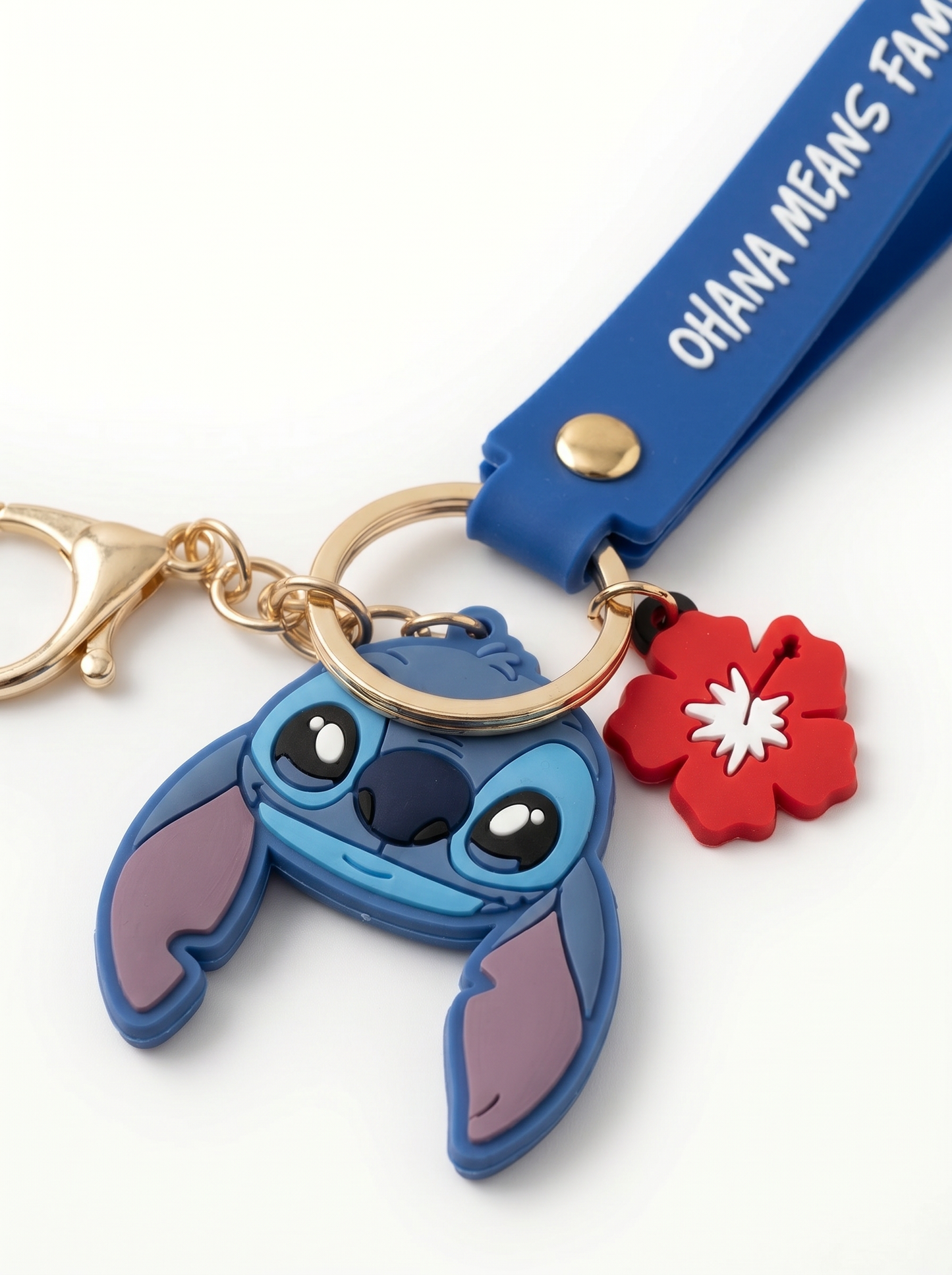 Portachiavi 3D gommati con licenze - Blu
