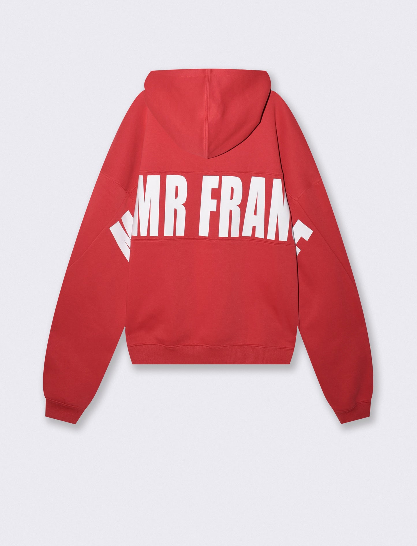Felpa con cappuccio e stampa trendy - Rosso