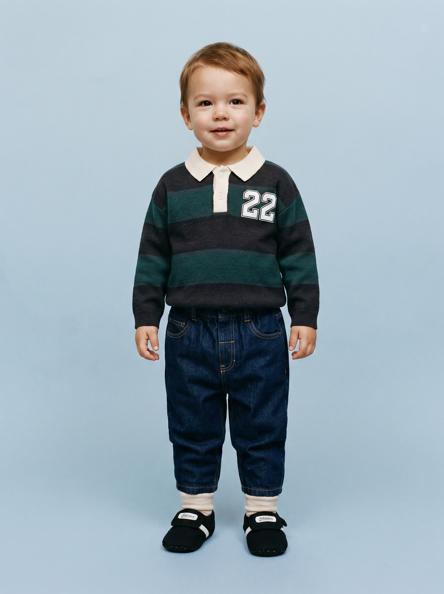 Maglioncino a righe in stile varsity - Righe