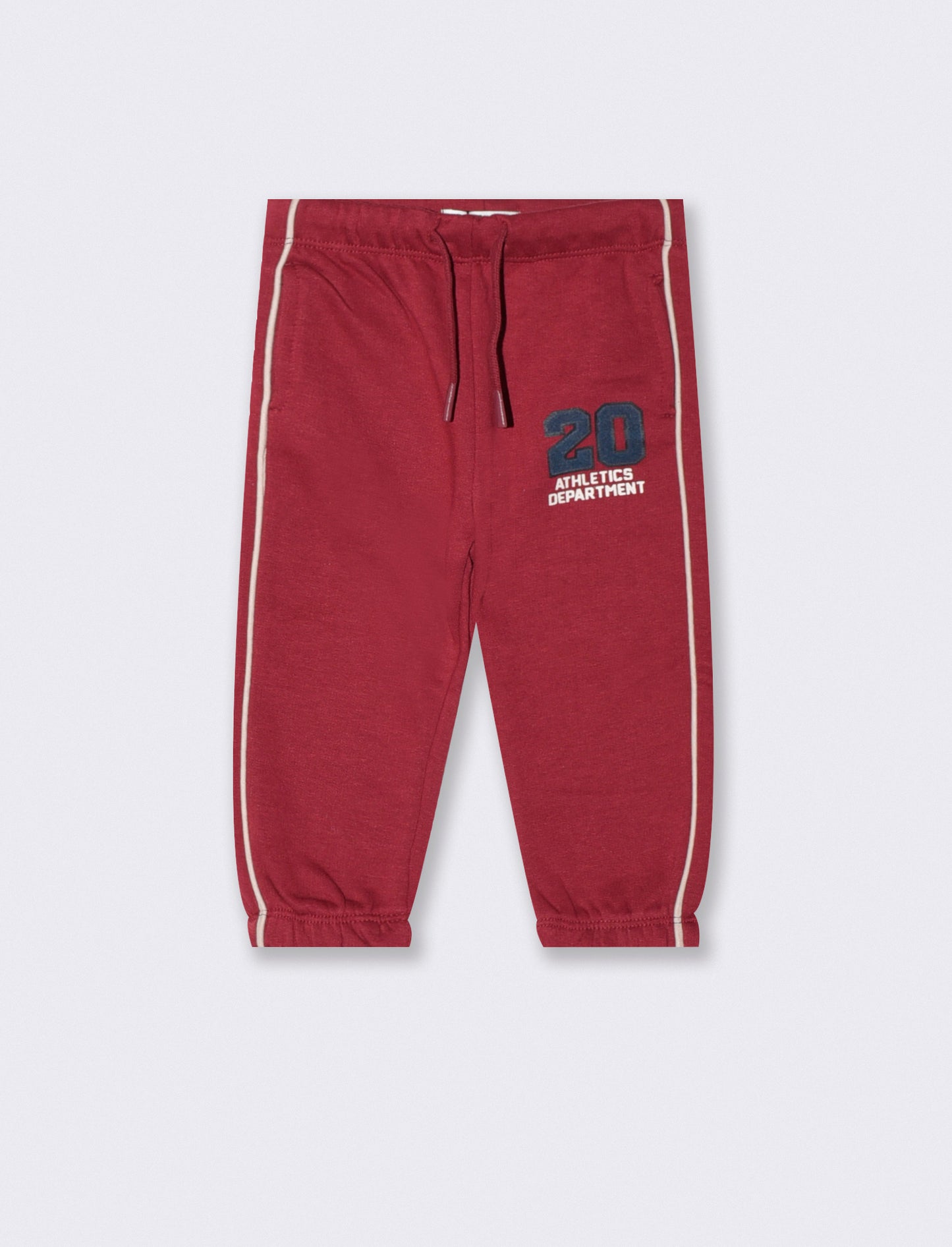 Pantaloni jogger con dettagli - Bordeaux