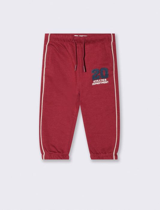 Pantaloni jogger con dettagli - Bordeaux